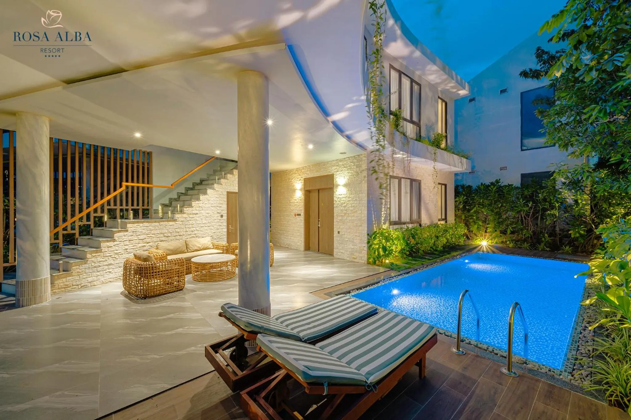 Living room in Rosa Alba Resort & Villas Tuy Hoa