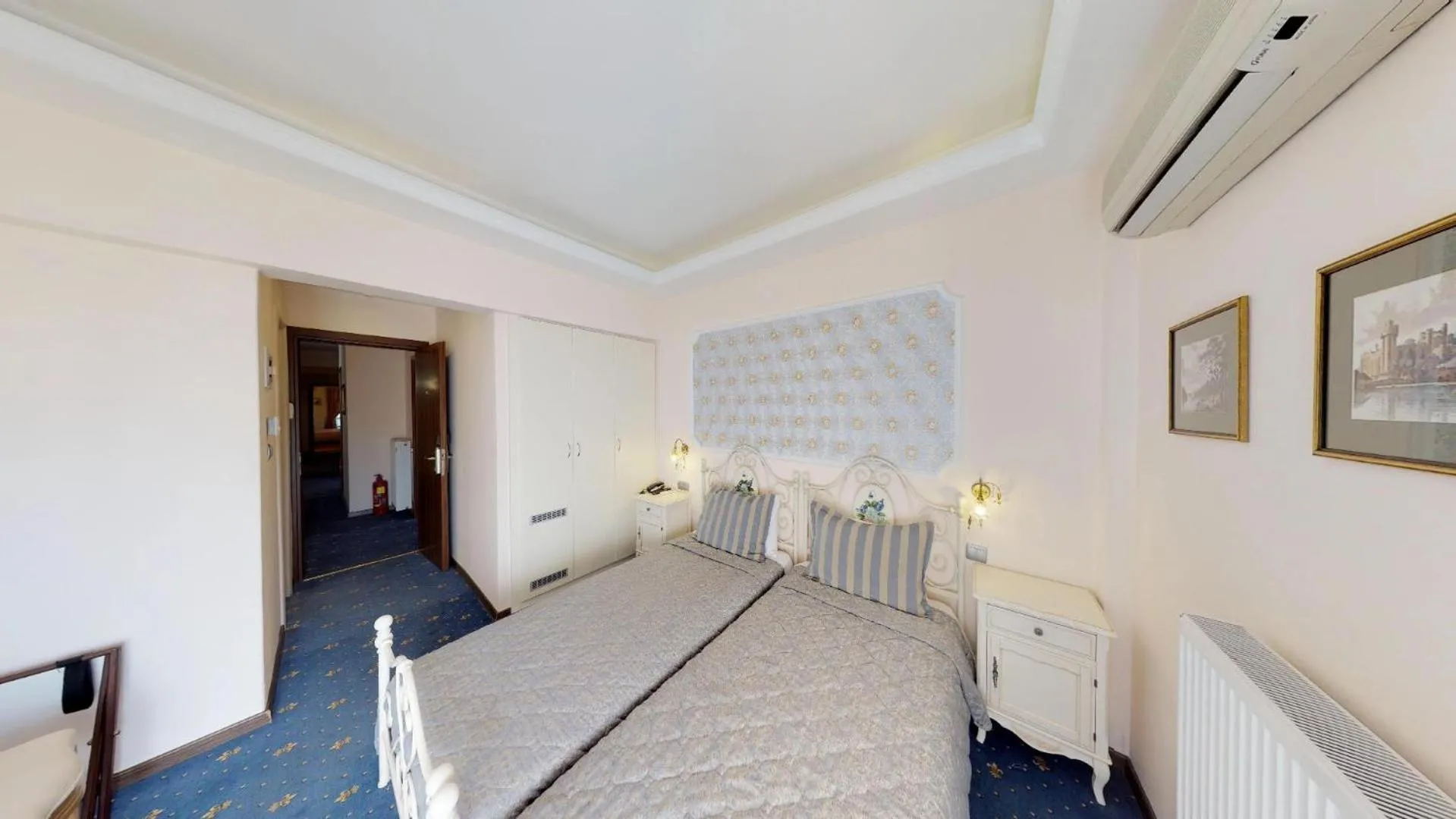 Bed in Hotel Mirto