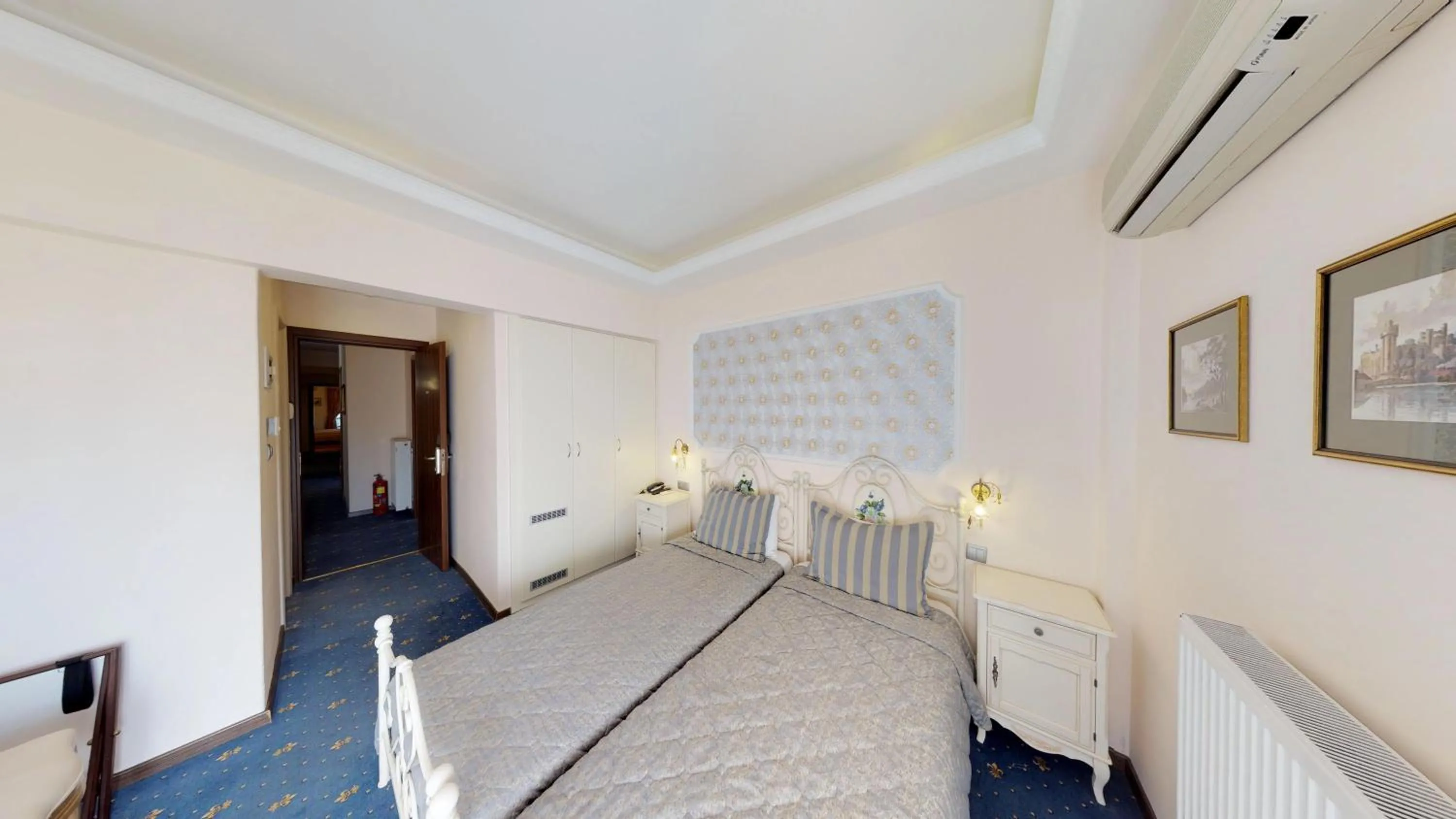 Bed in Hotel Mirto