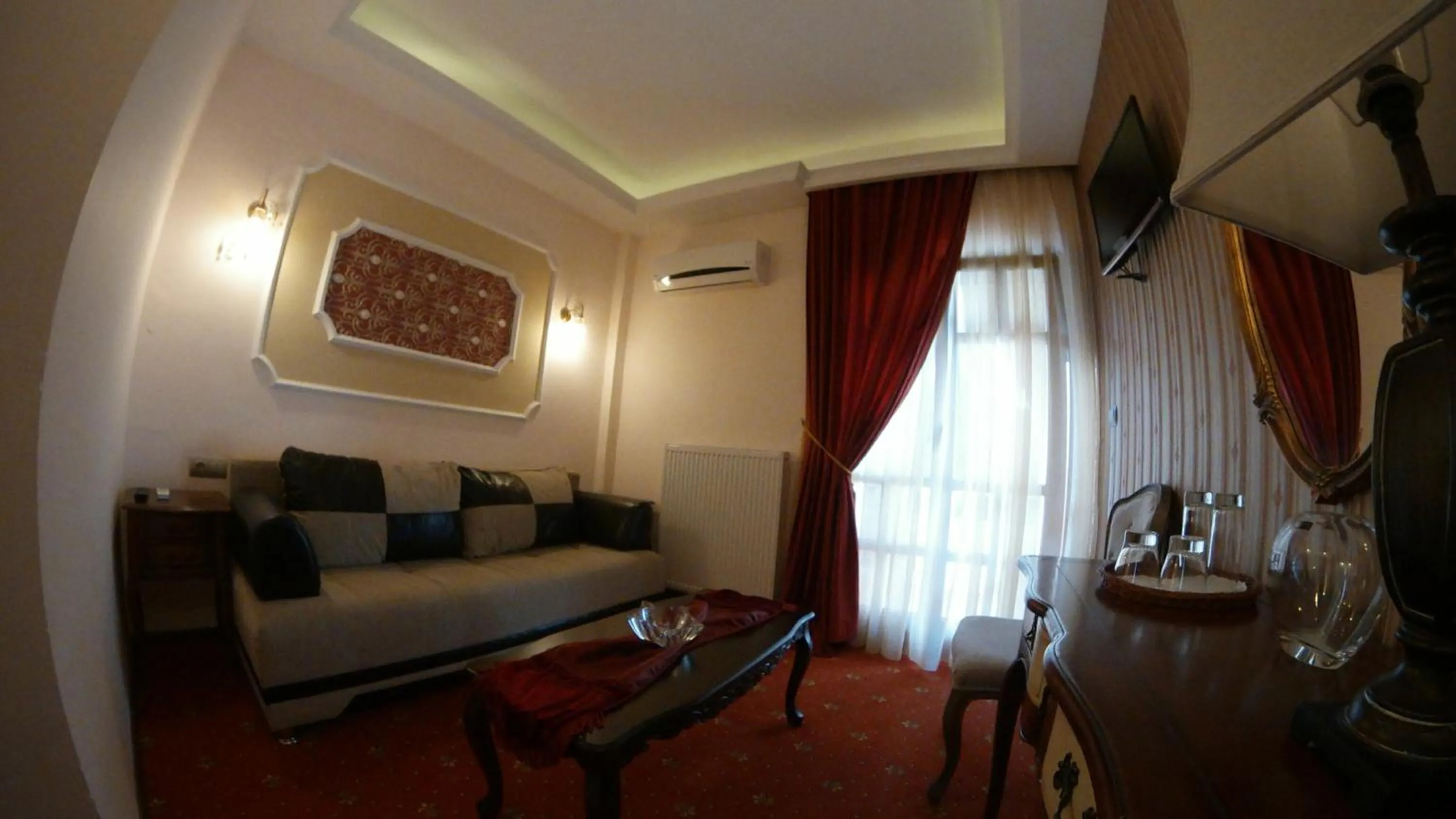 Seating area in Hotel Mirto