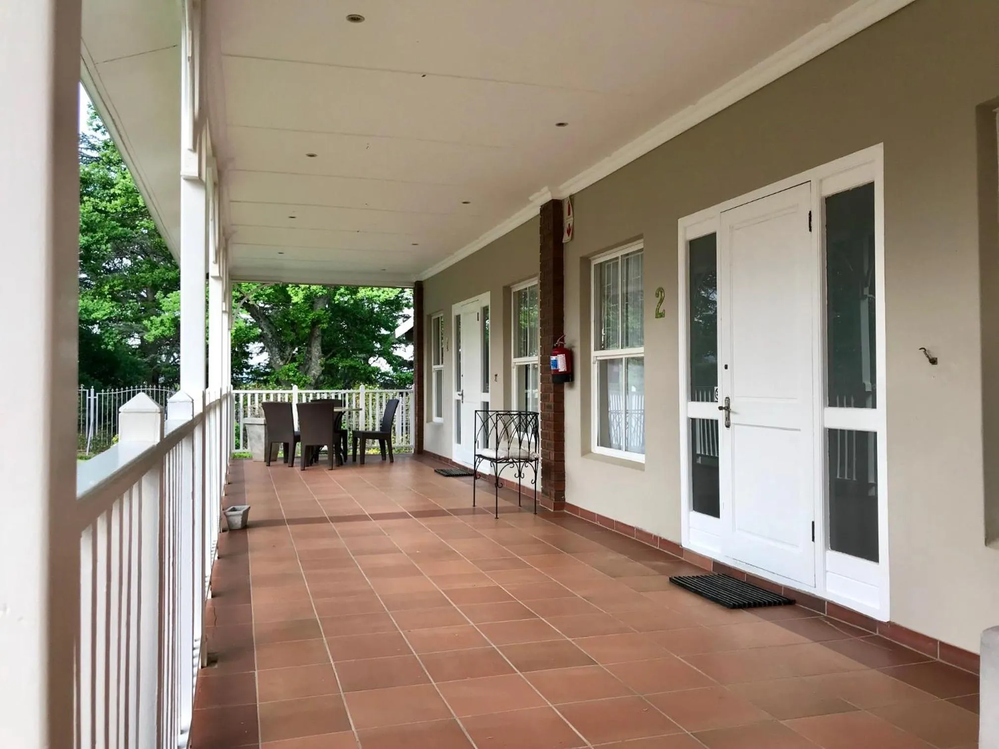 Patio in Anathi Hotel