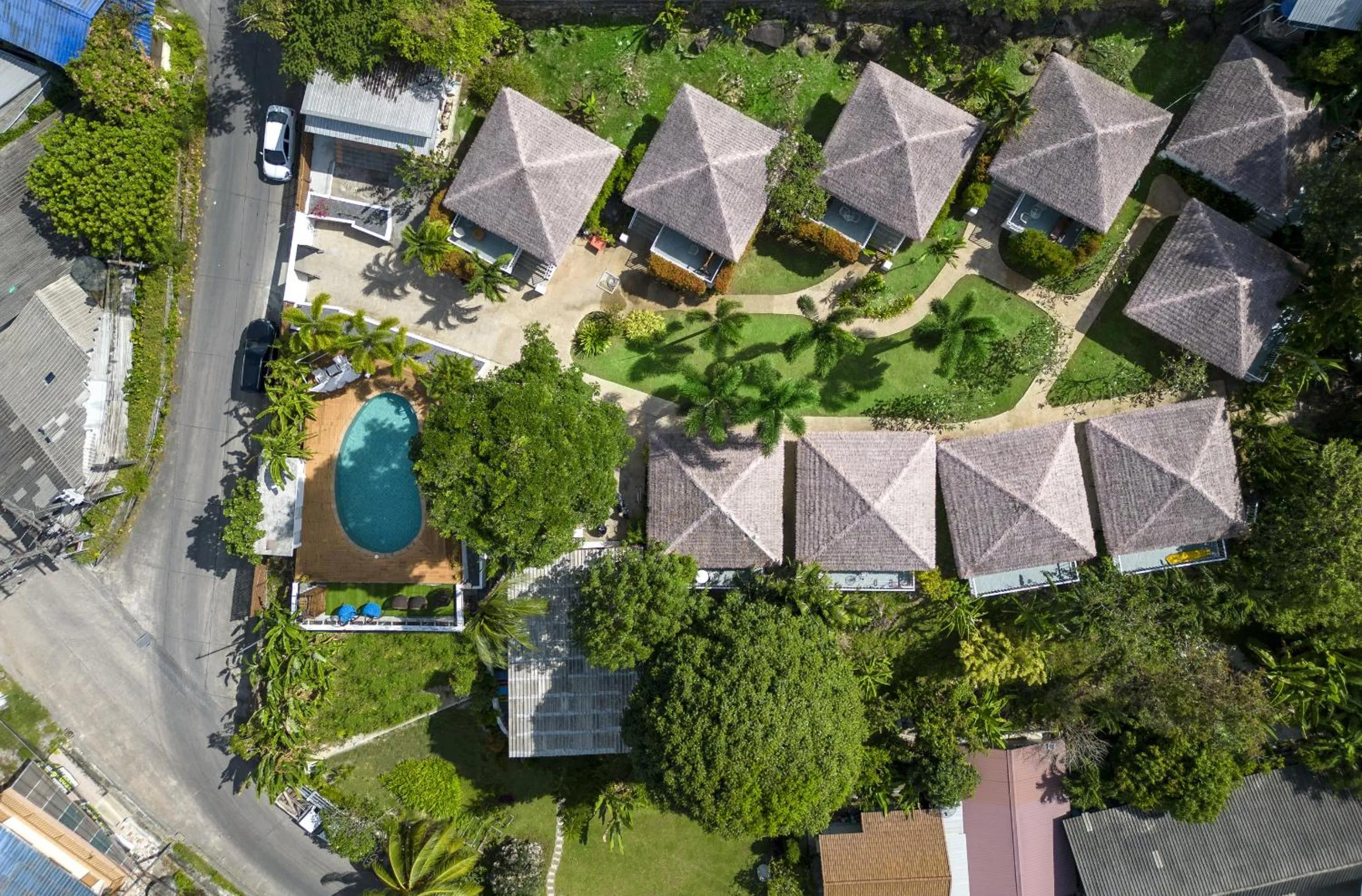 Bird's eye view in Daydream villa resort
