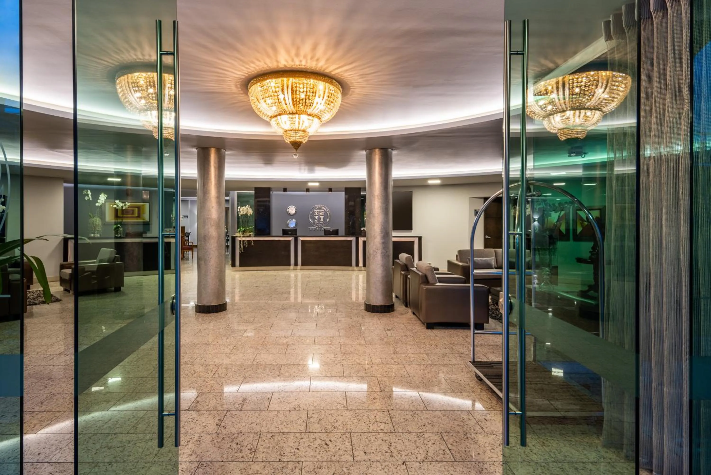 Lobby or reception in Hotel Egina Medellin