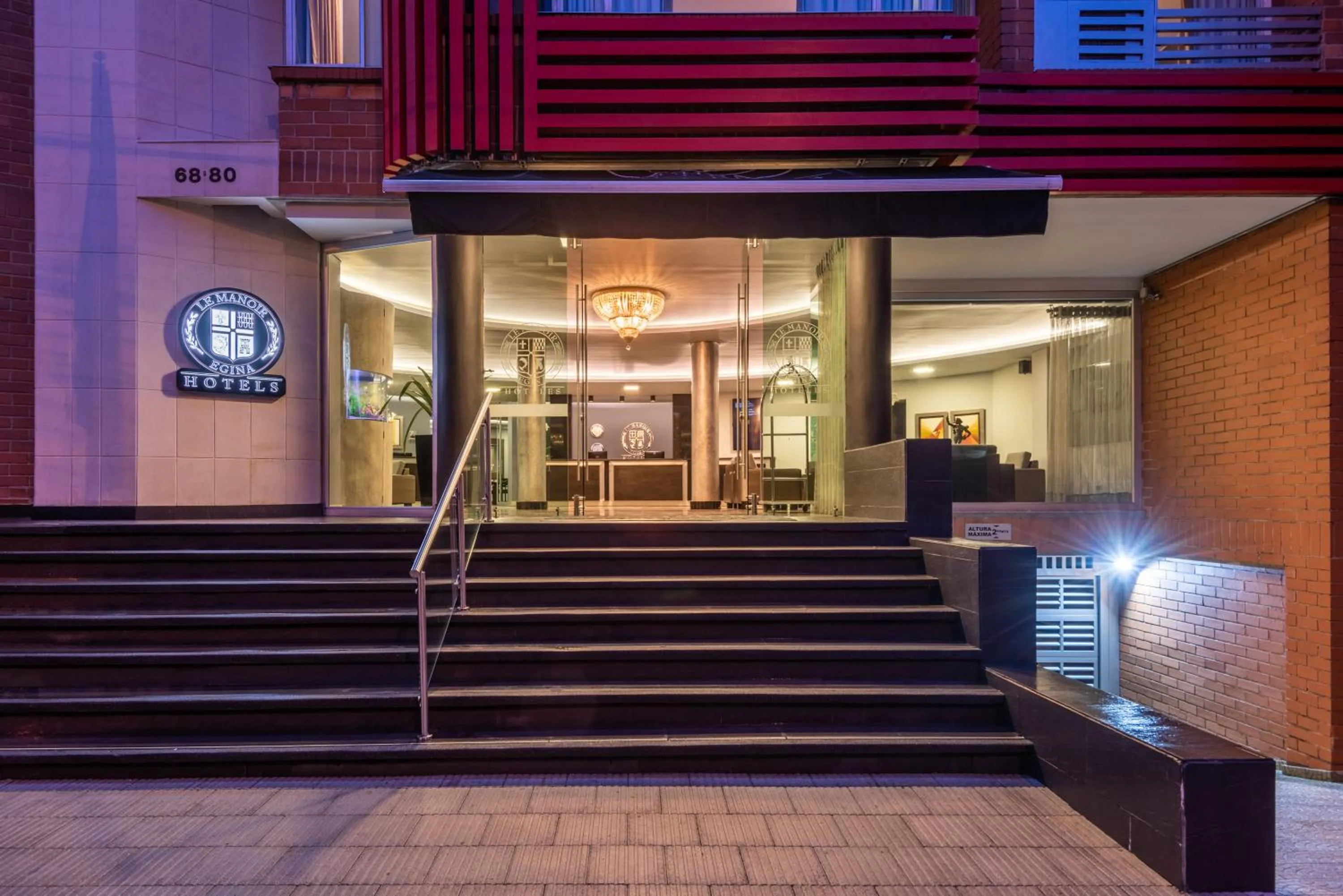 Facade/entrance in Hotel Egina Medellin