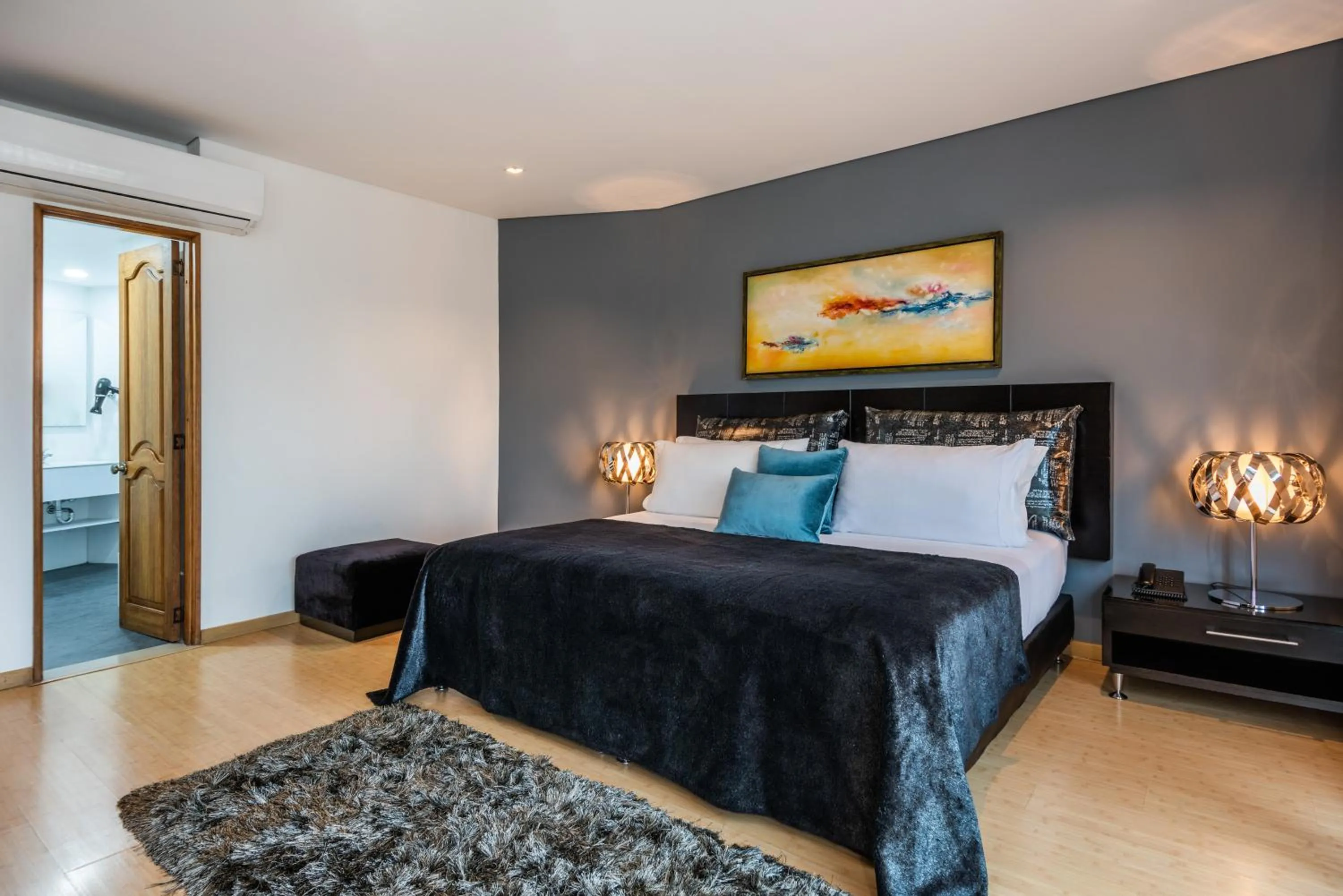 Bed in Hotel Egina Medellin