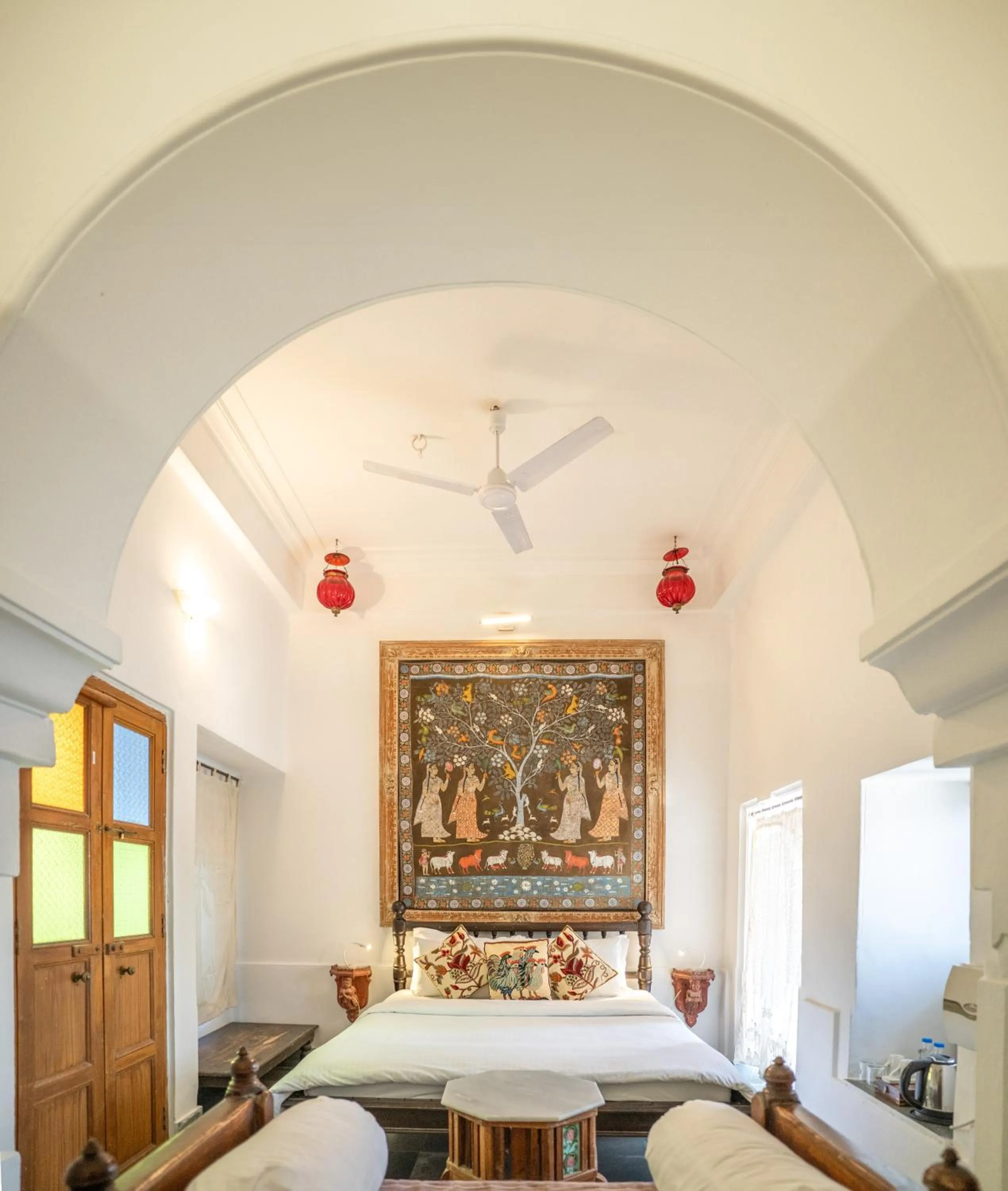 Living room in Kankarwa Haveli