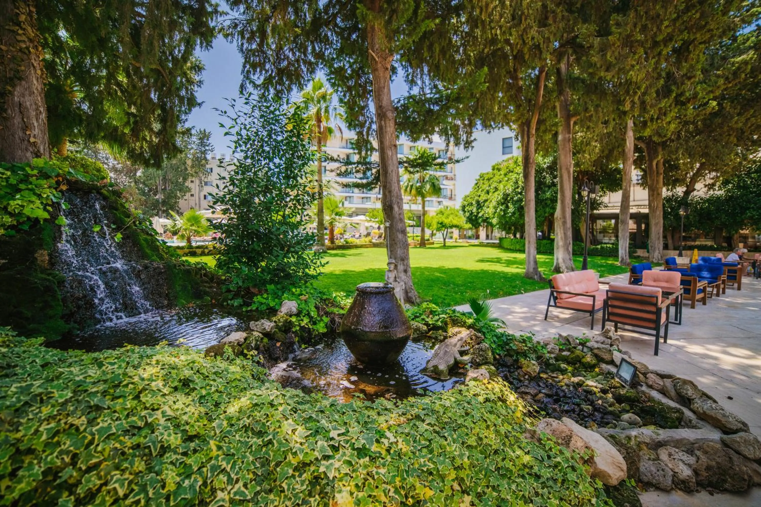 Garden in Hotel Pia Bella