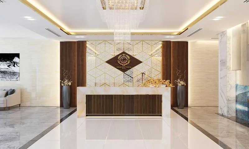 Lobby or reception in Gold Boutique Hotel Danang