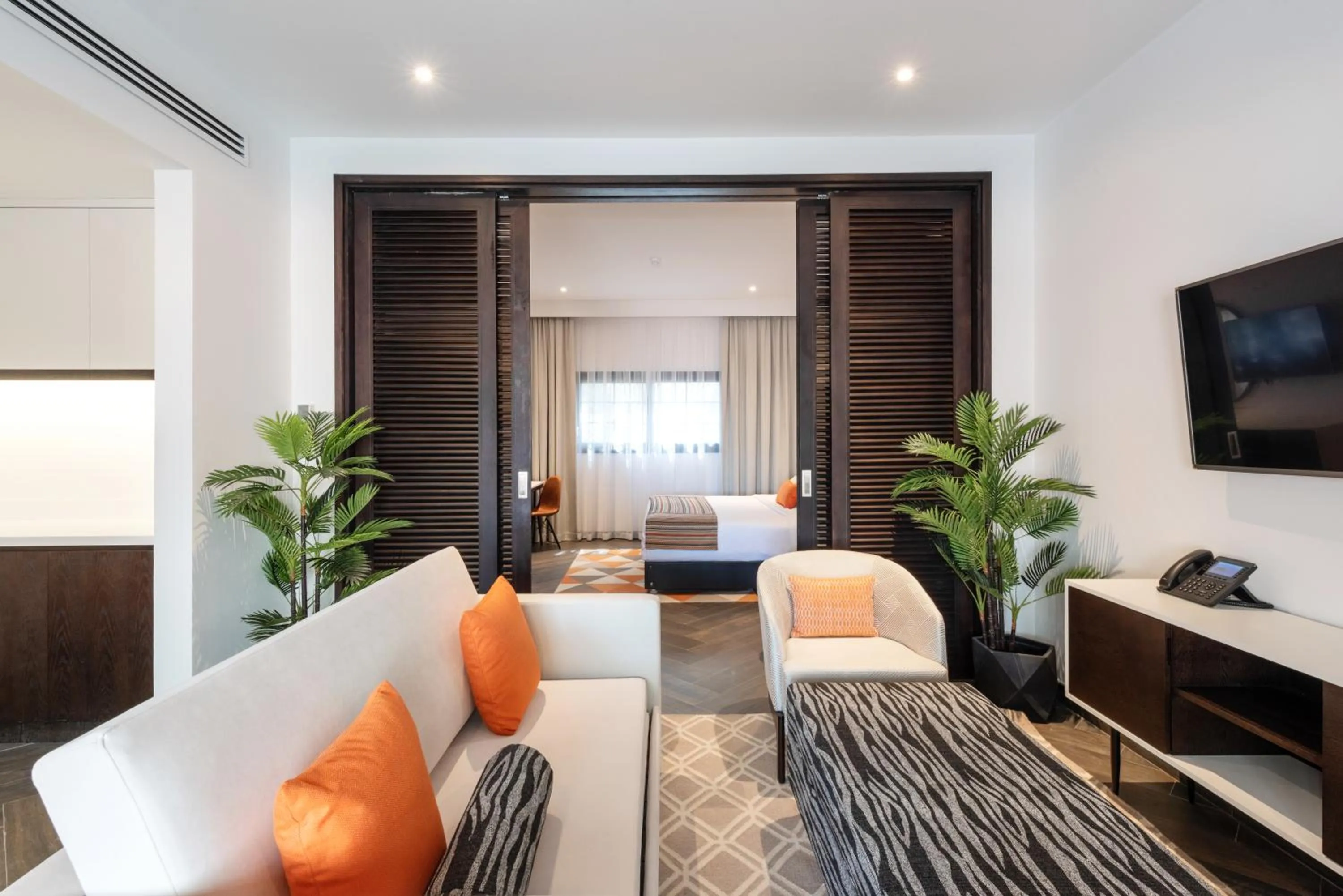 Living room in Emirates Park Resort