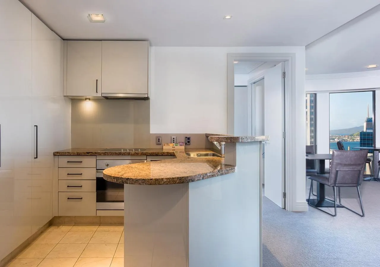 Kitchen or kitchenette in Avani Metropolis Auckland Residences