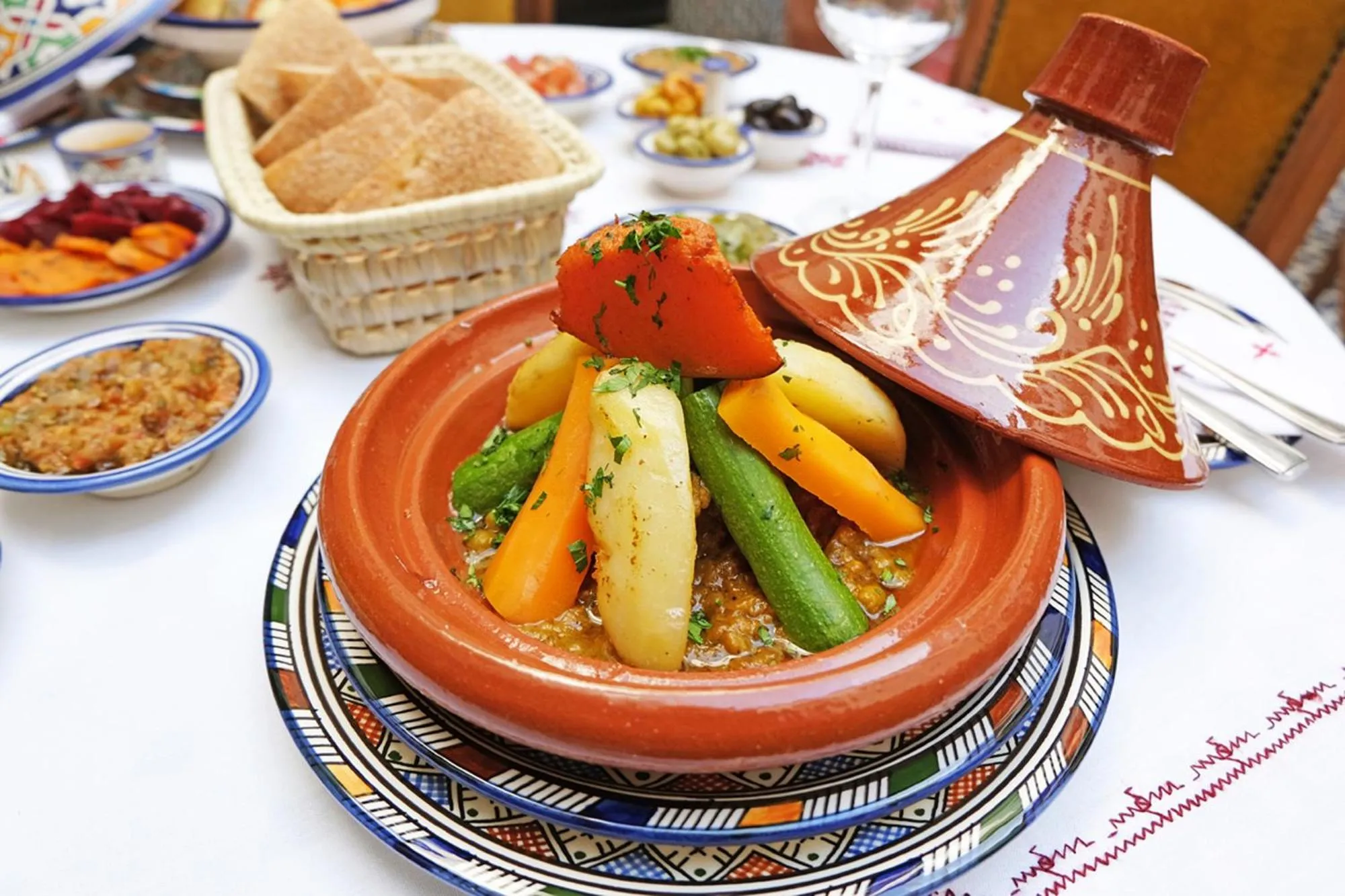 Food and drinks in Riad Alassala Fes