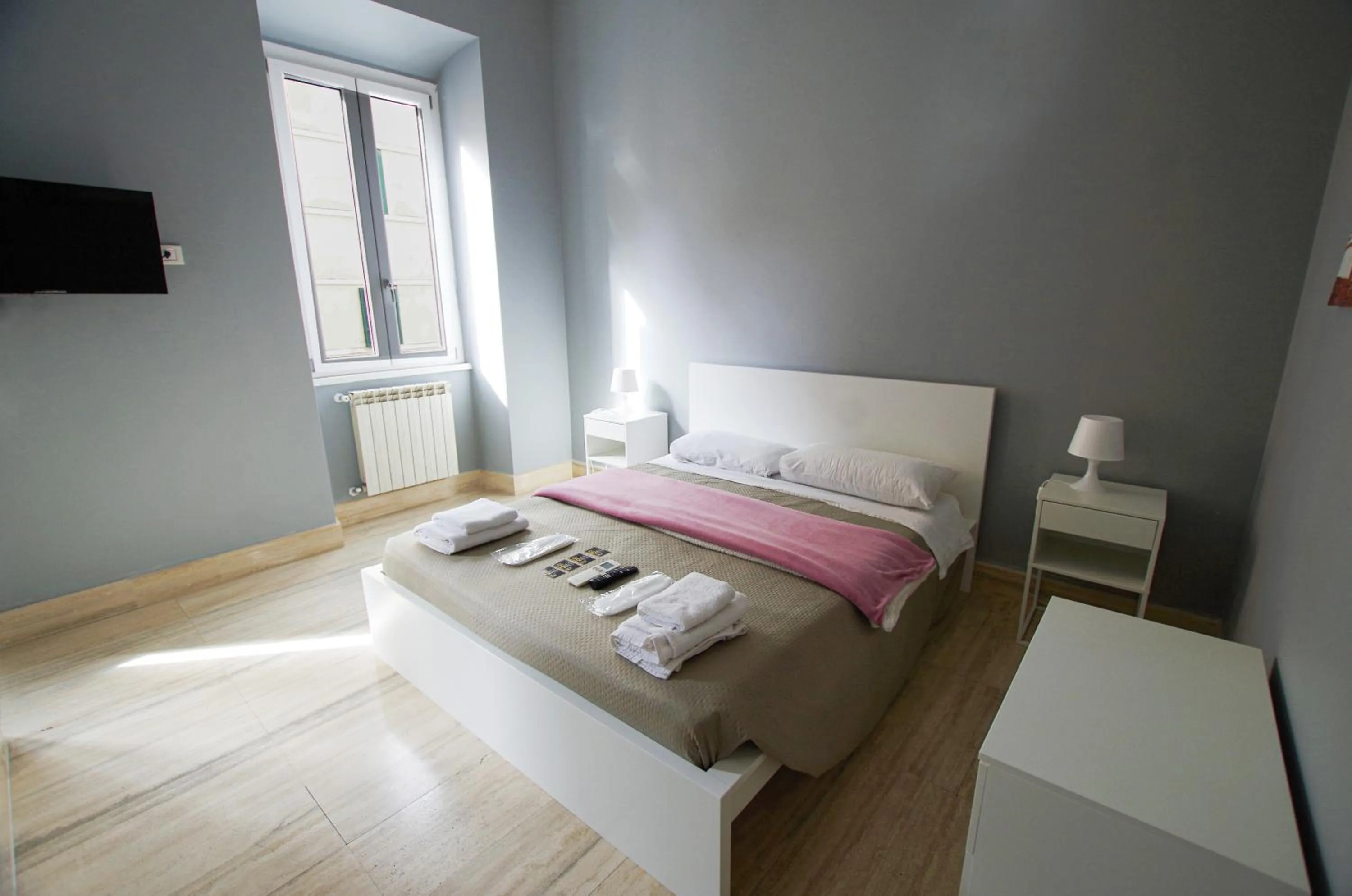 Bed in Old Bakery Rome GuestHouse