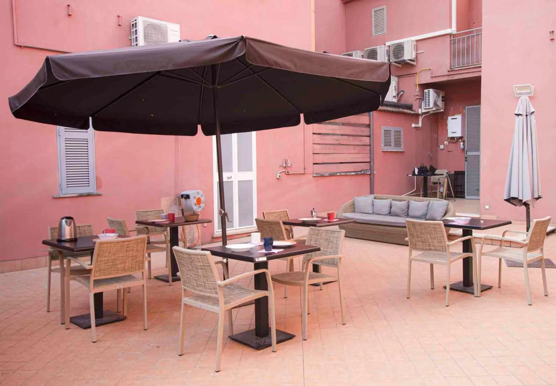 Patio in Old Bakery Rome GuestHouse