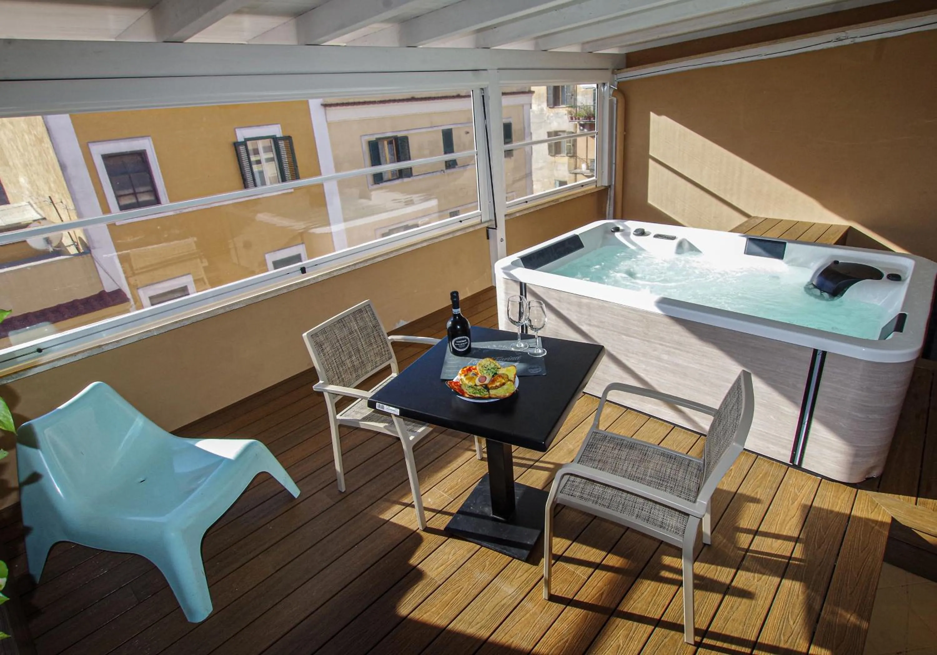 Hot Tub in Old Bakery Rome GuestHouse