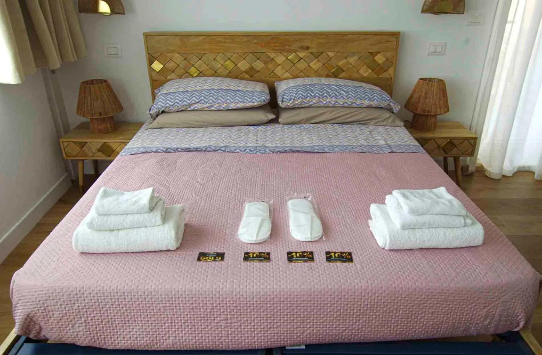 Bed in Old Bakery Rome GuestHouse