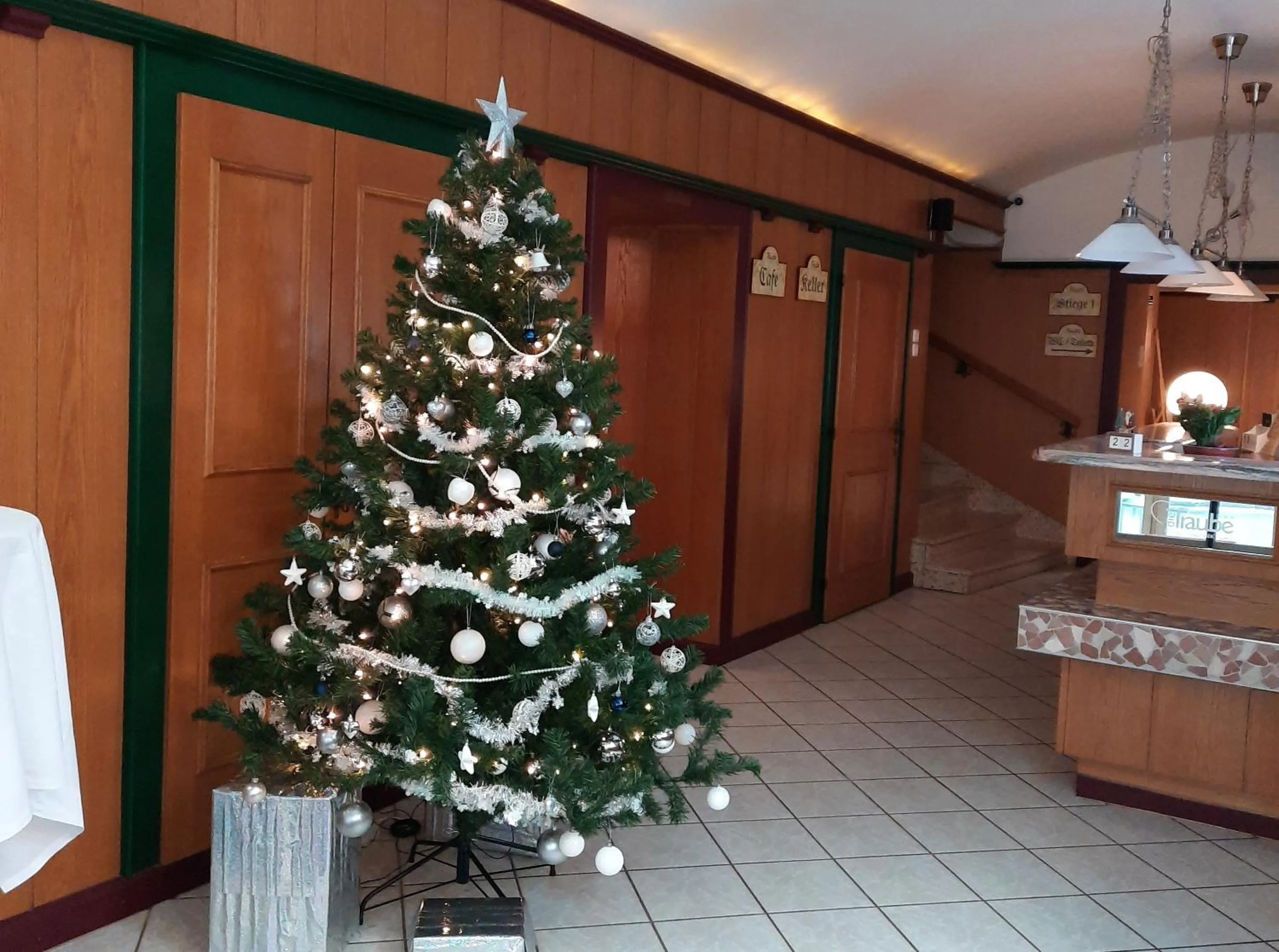 Lobby or reception in Hotel die Traube