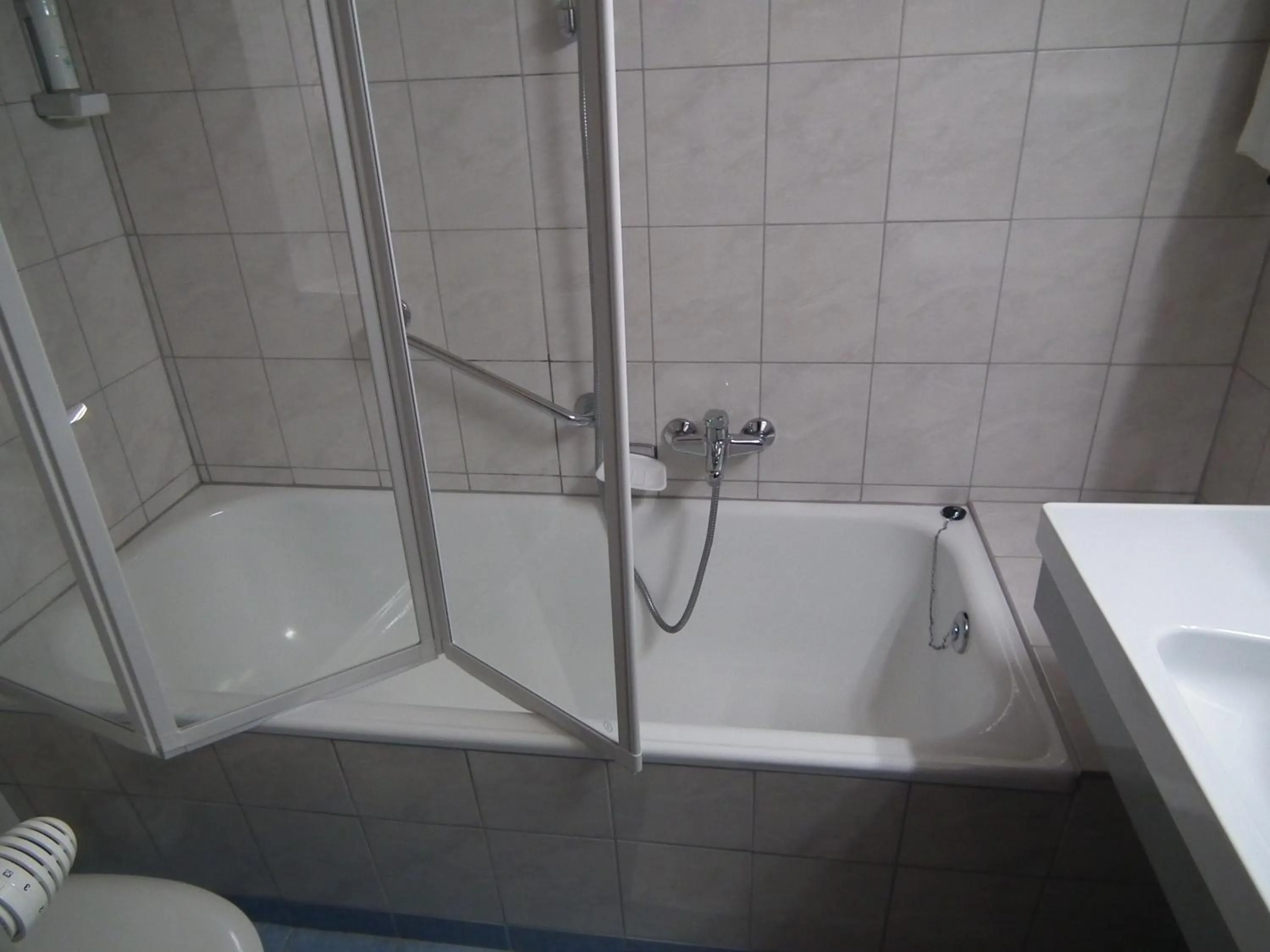 Bathroom in Hotel die Traube