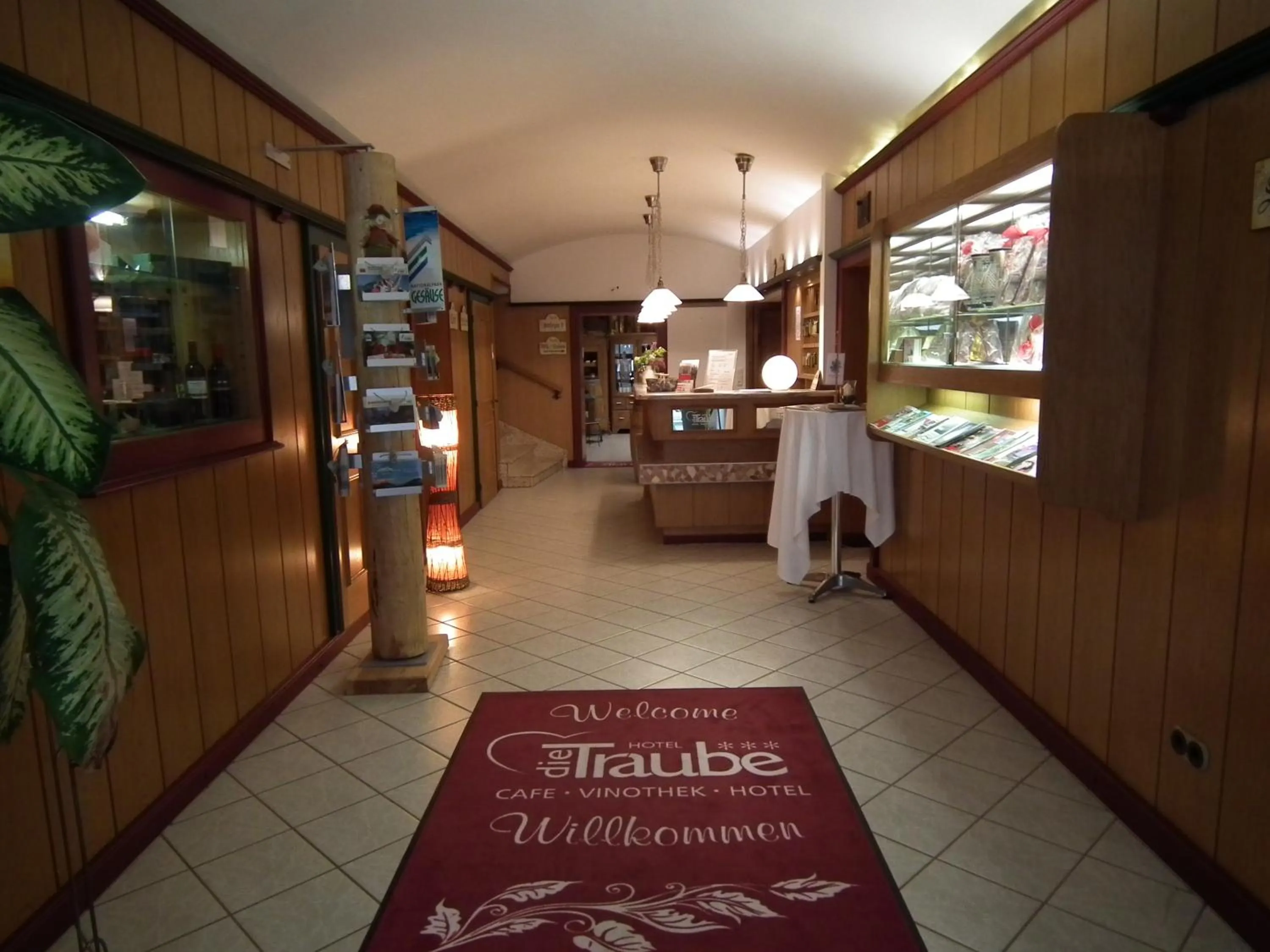 Lobby or reception in Hotel die Traube