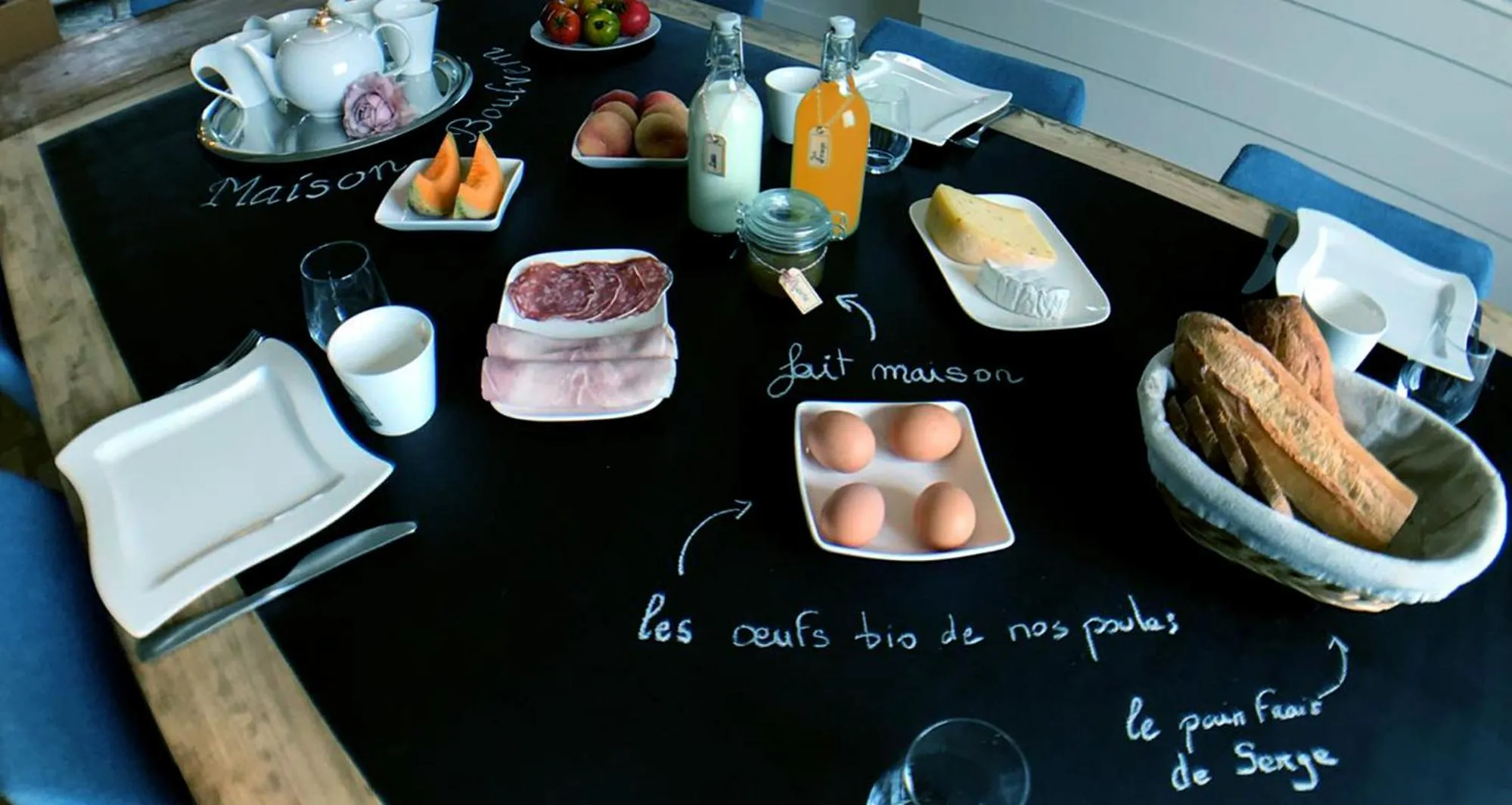 Breakfast in Maison Boulvern