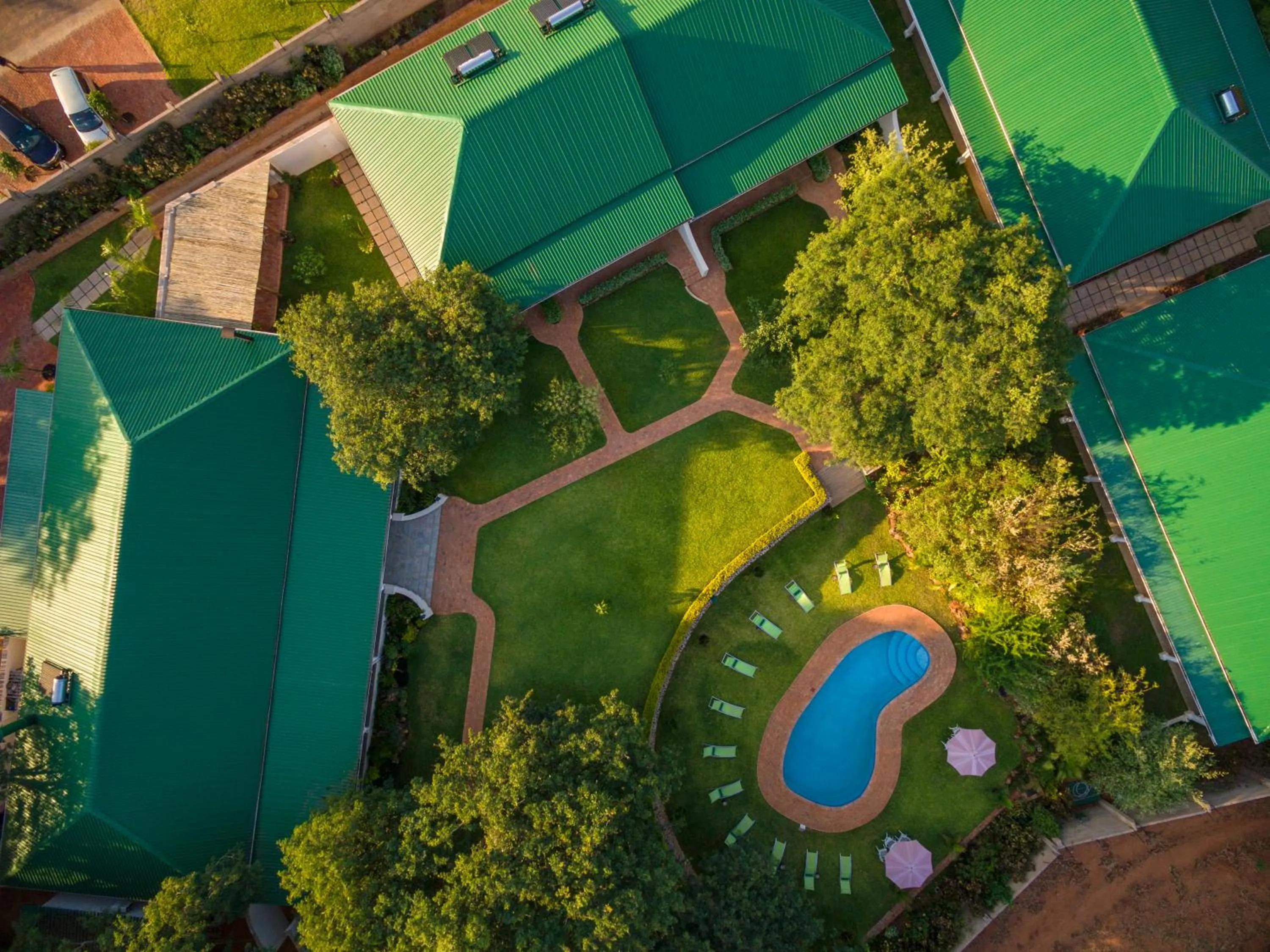 Bird's eye view in Batonka Guest Lodge