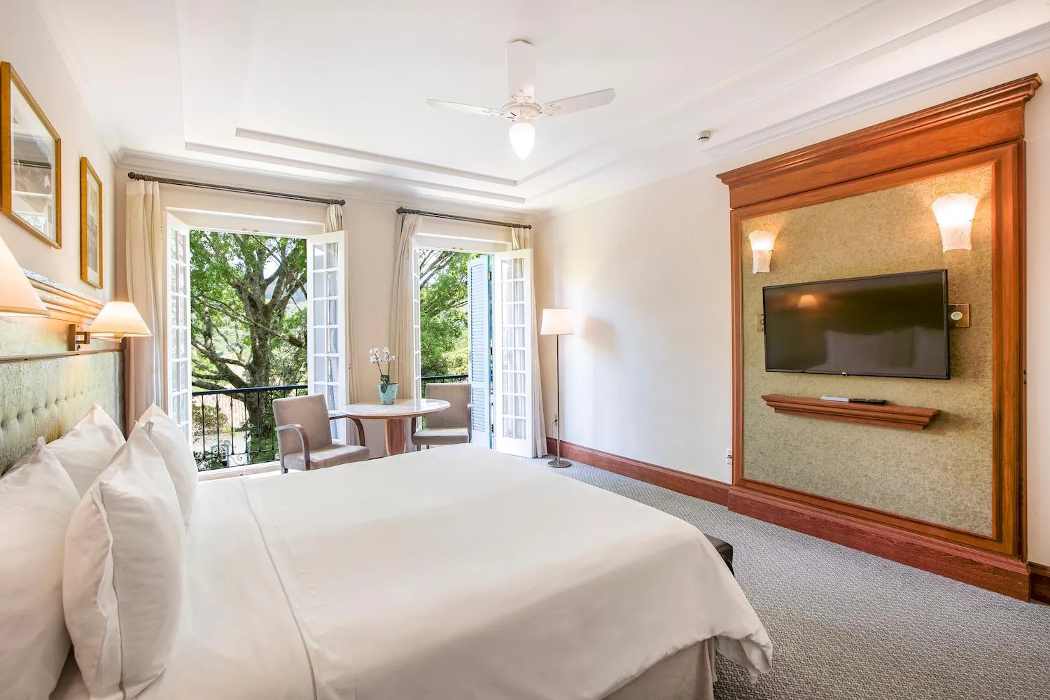 Bed in Hotel Fazenda Dona Carolina