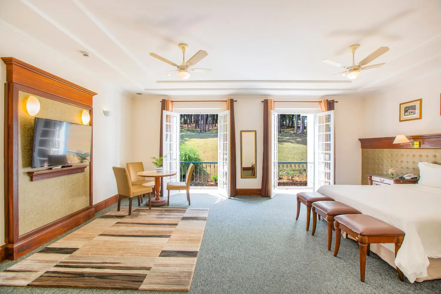 Bed in Hotel Fazenda Dona Carolina