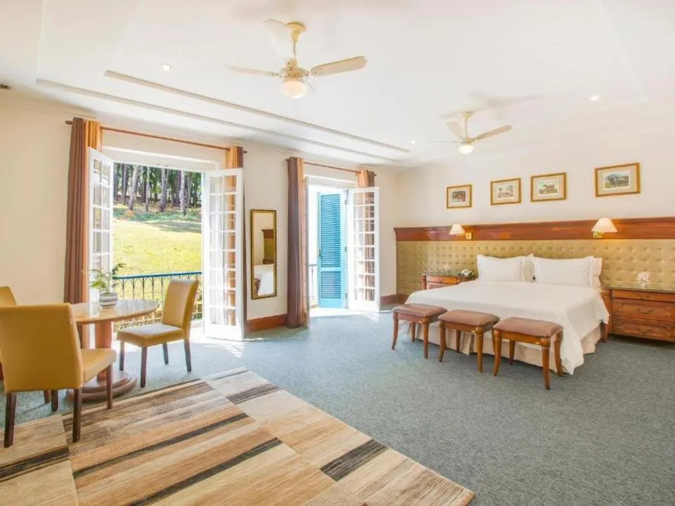 Bed in Hotel Fazenda Dona Carolina