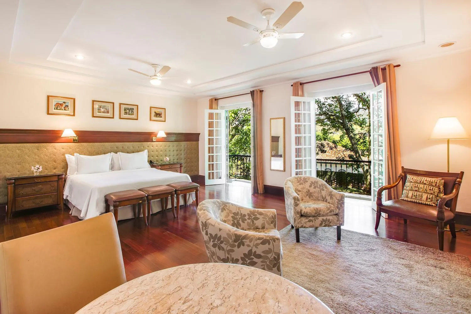 Bed in Hotel Fazenda Dona Carolina