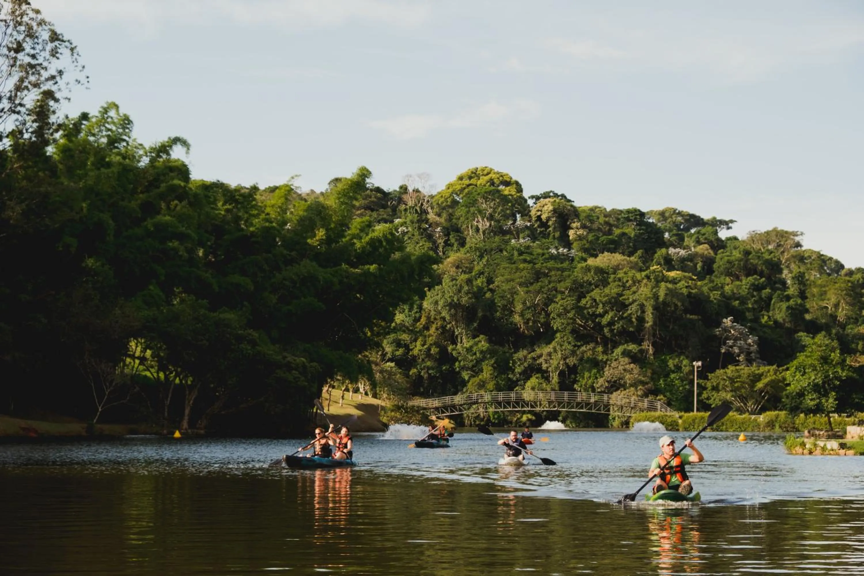 Canoeing in Hotel Fazenda Dona Carolina