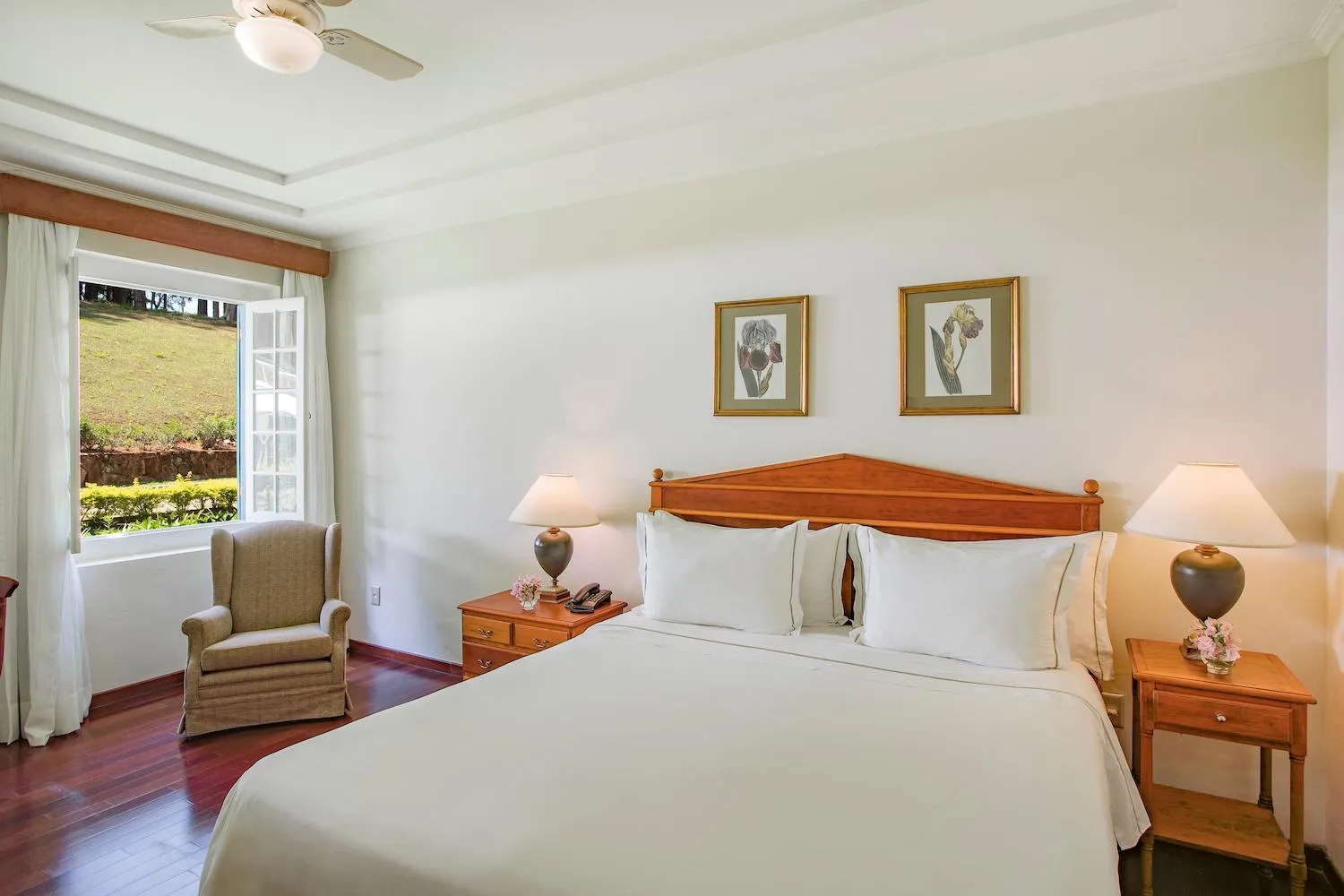 Bed in Hotel Fazenda Dona Carolina