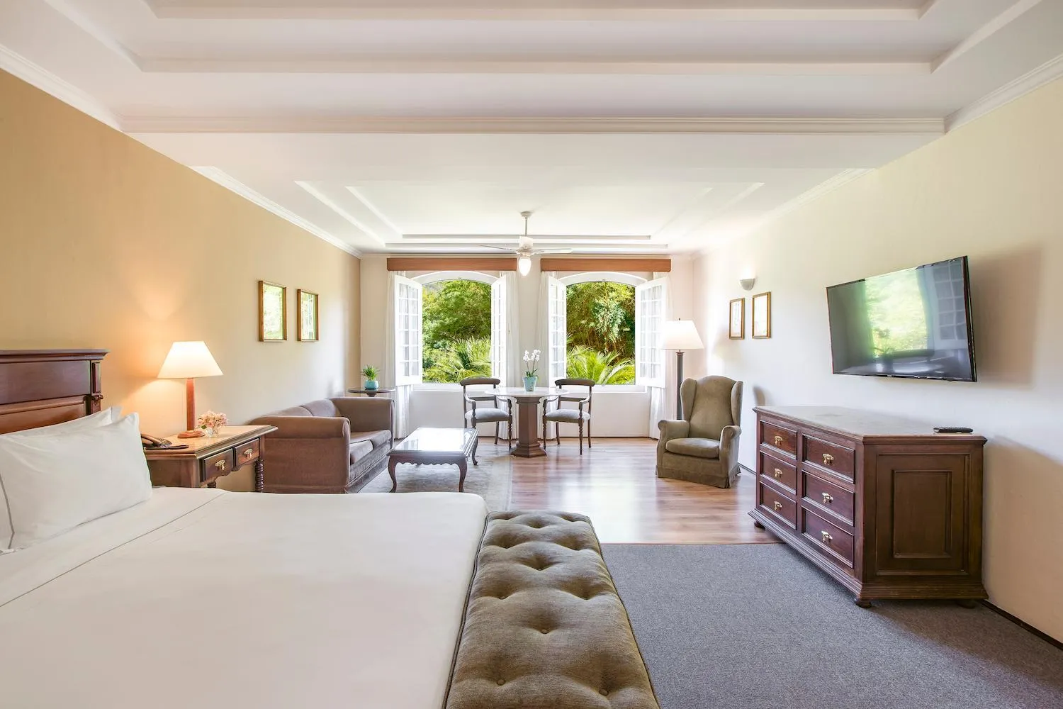 Bed in Hotel Fazenda Dona Carolina