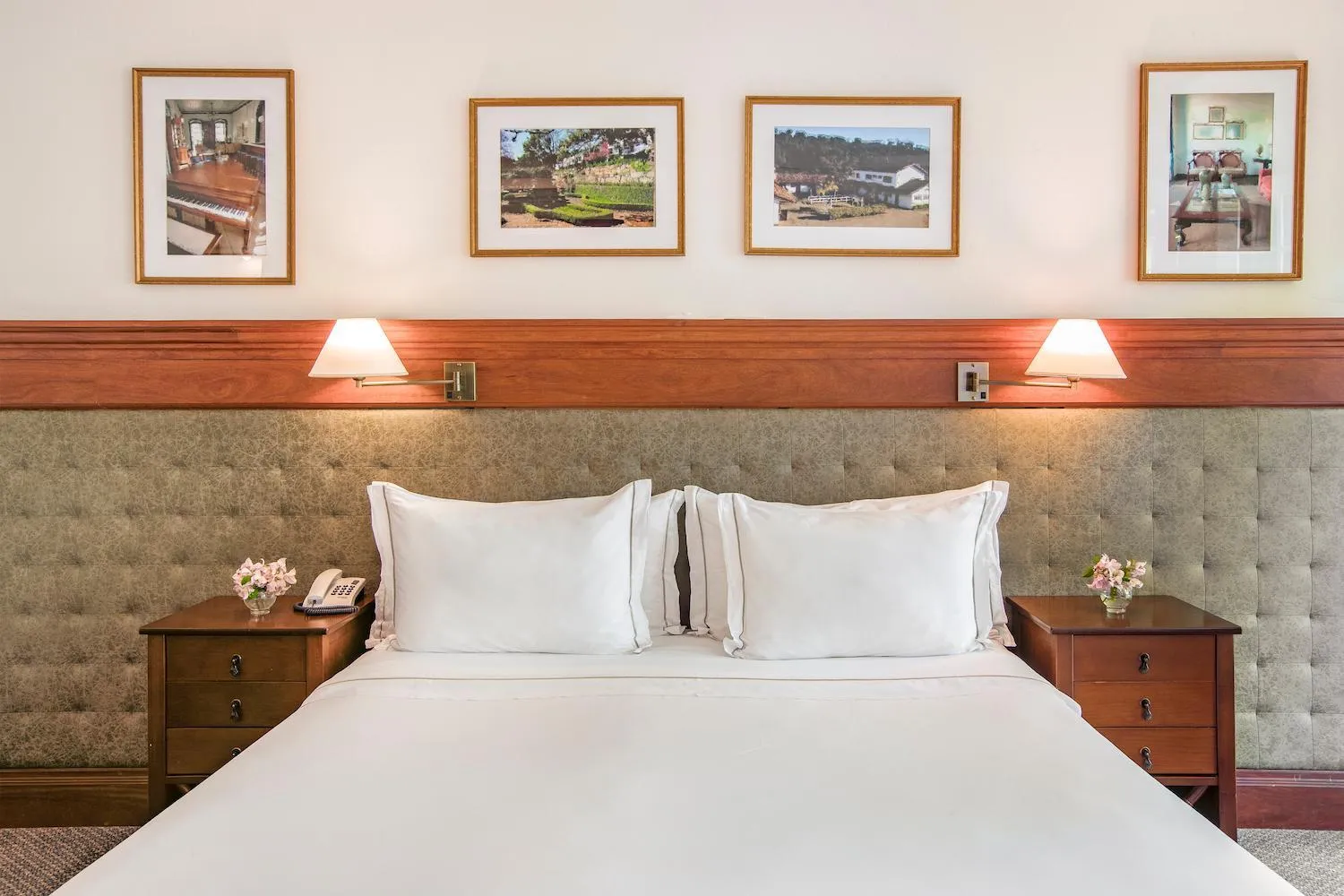 Bed in Hotel Fazenda Dona Carolina