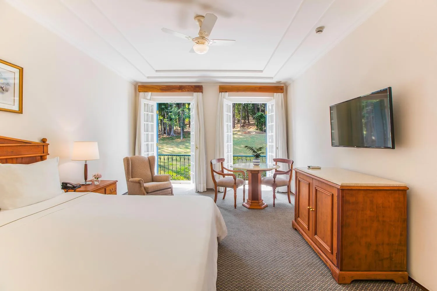 Bed in Hotel Fazenda Dona Carolina