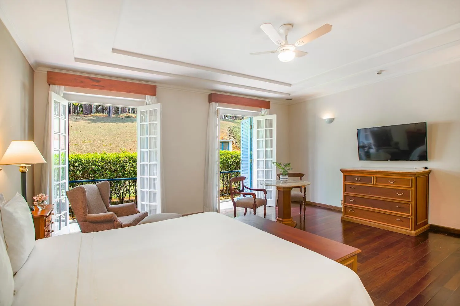 Bed in Hotel Fazenda Dona Carolina