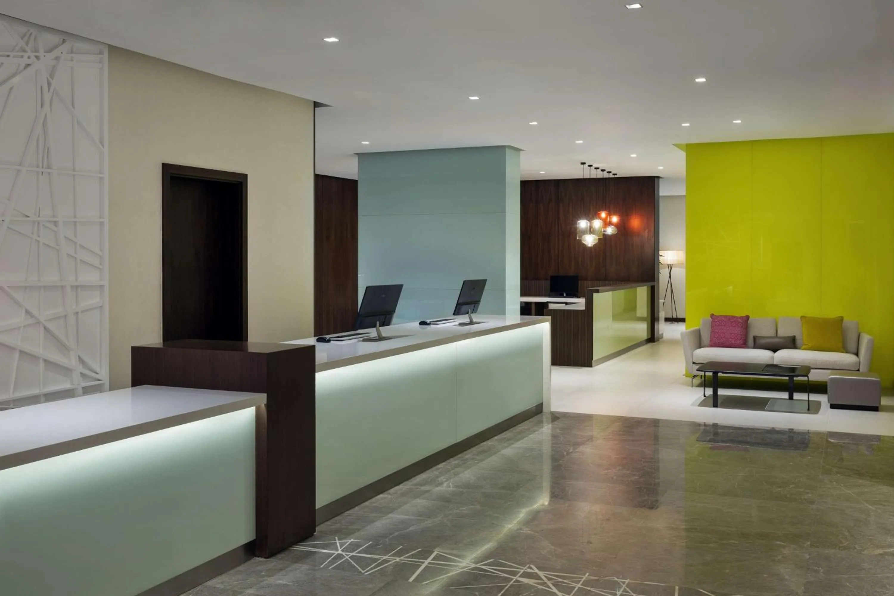 Lobby or reception in Hyatt House Jeddah Sari Street