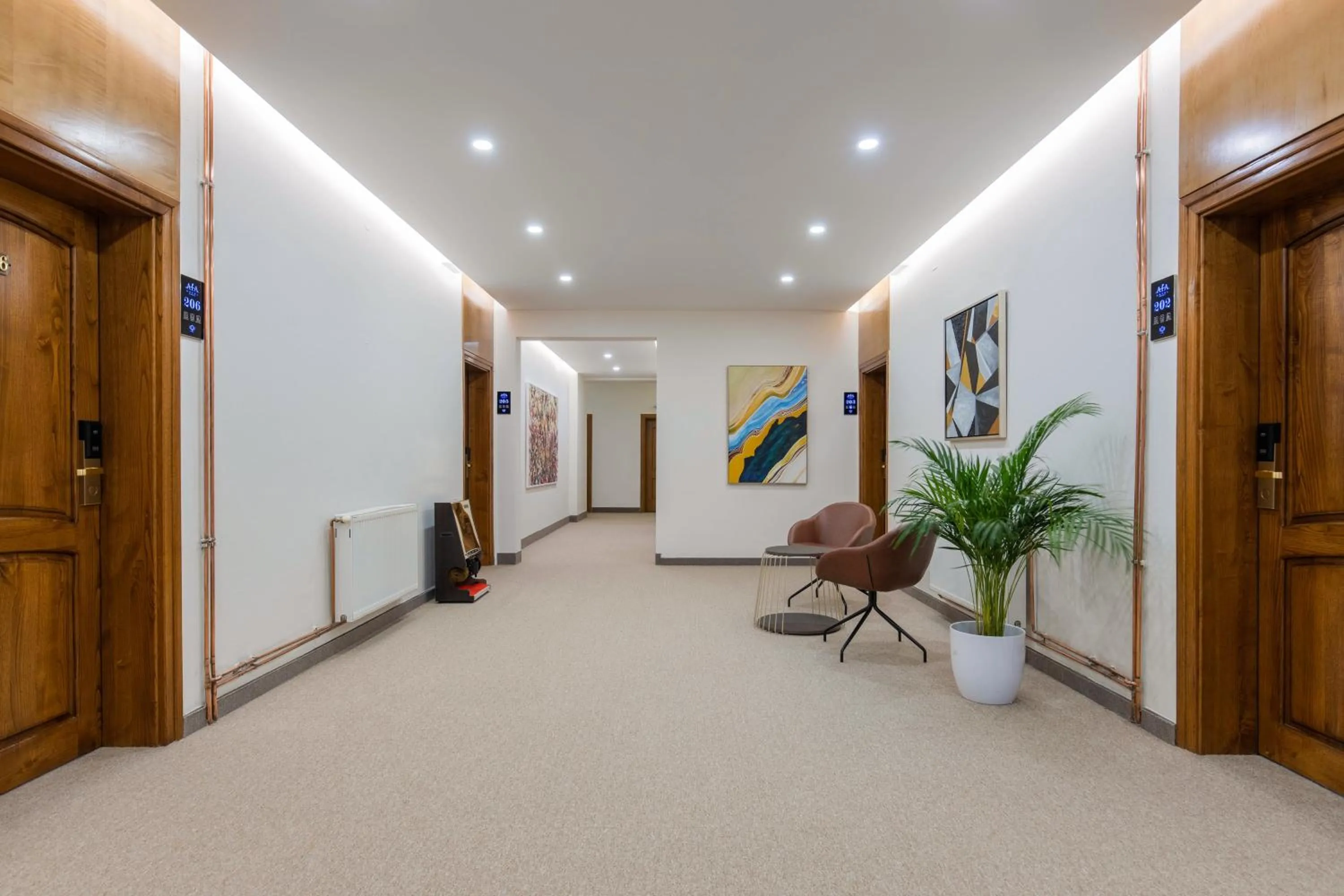 Seating area in Hotel Afa