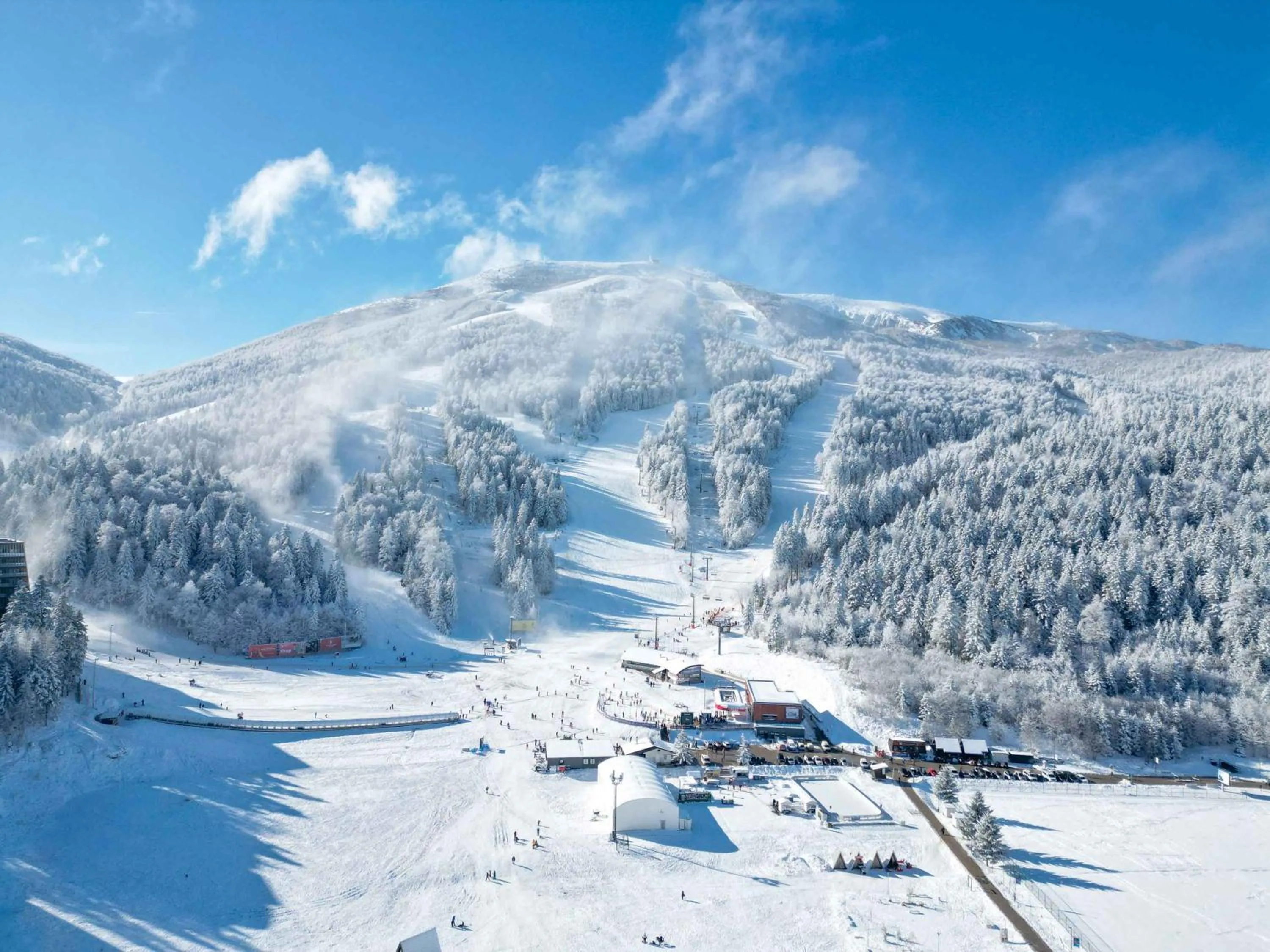 View (from property/room) in Hotel Han Bjelašnica