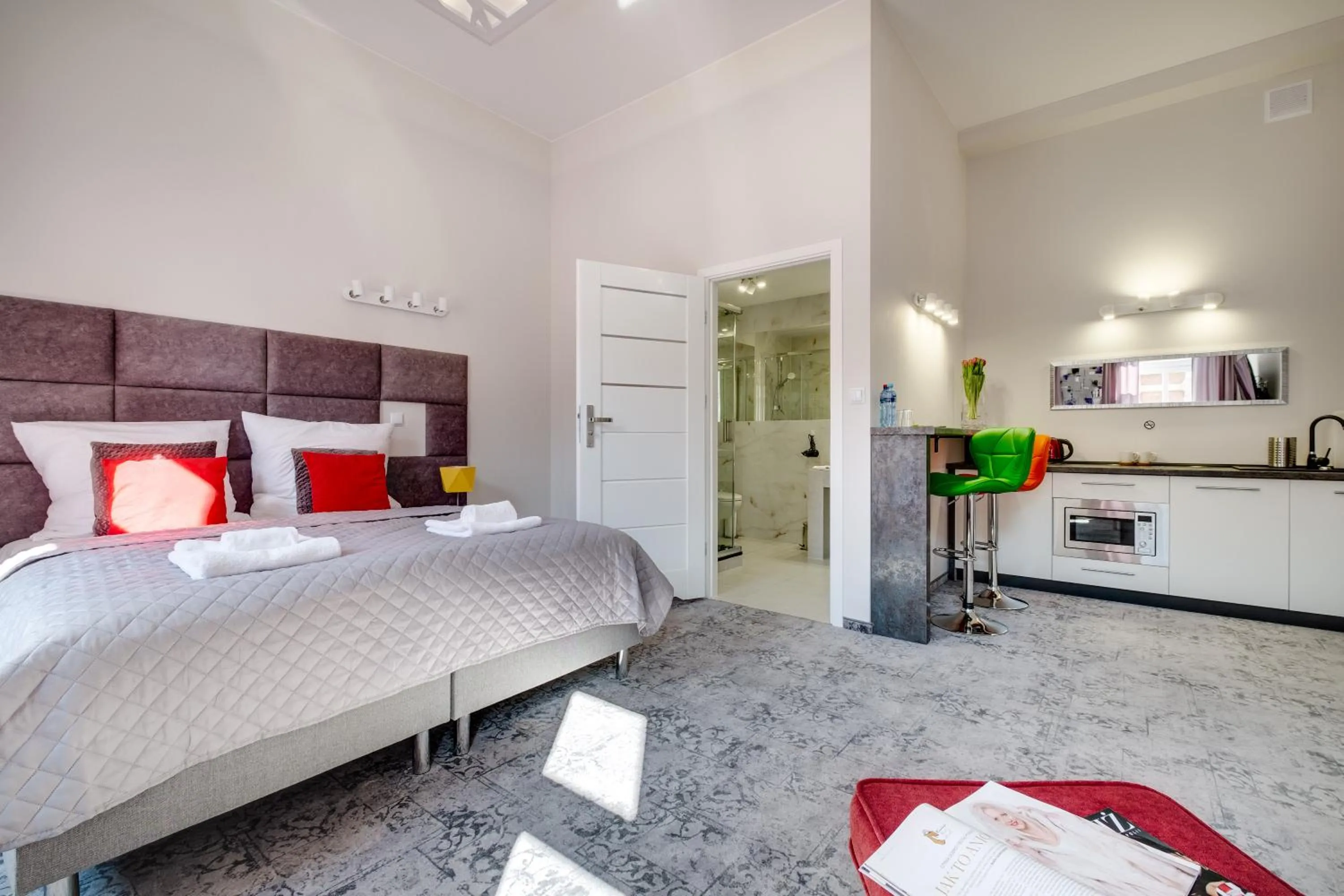 Bed in SAVOY Mariacka Apartments