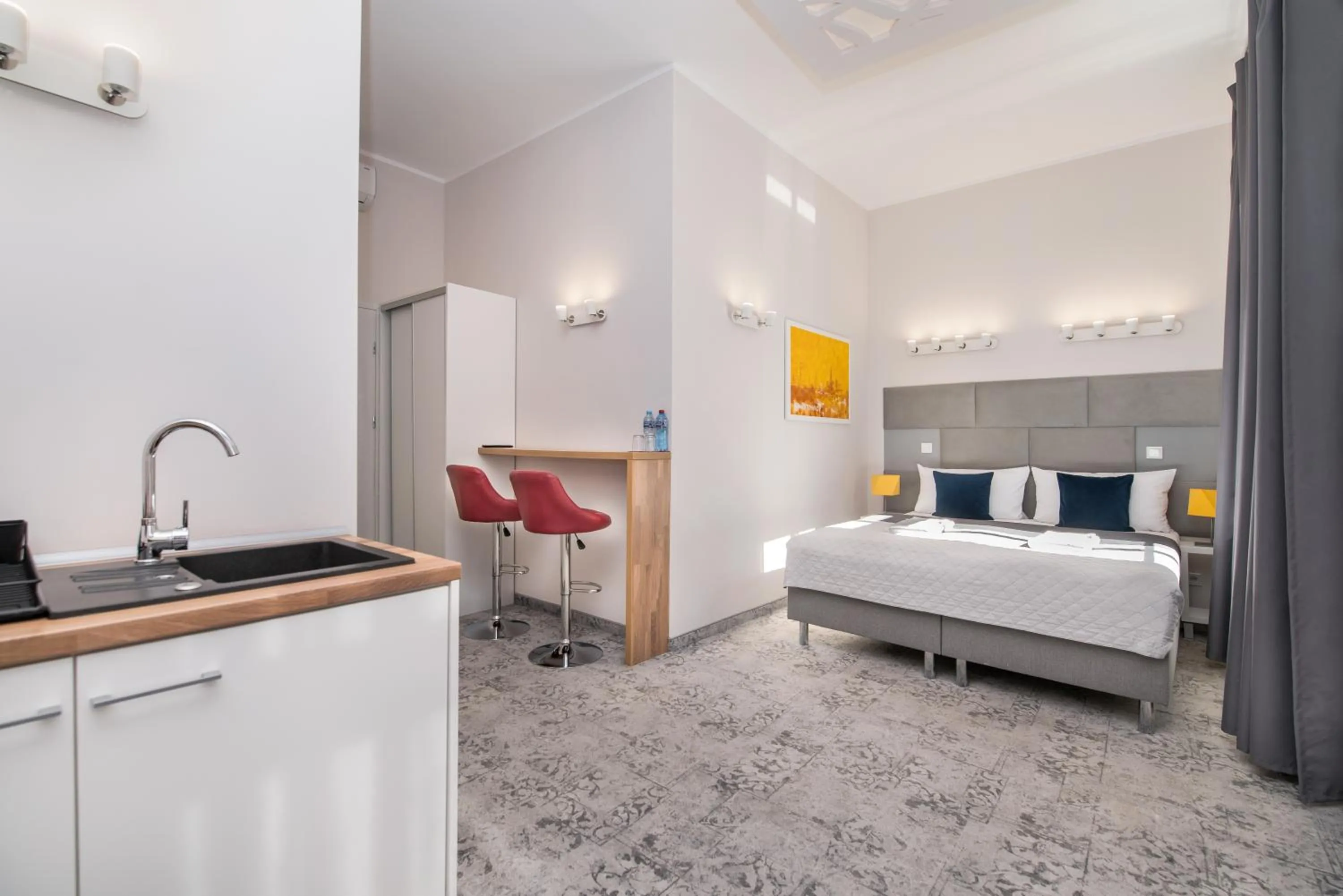 Bed in SAVOY Mariacka Apartments