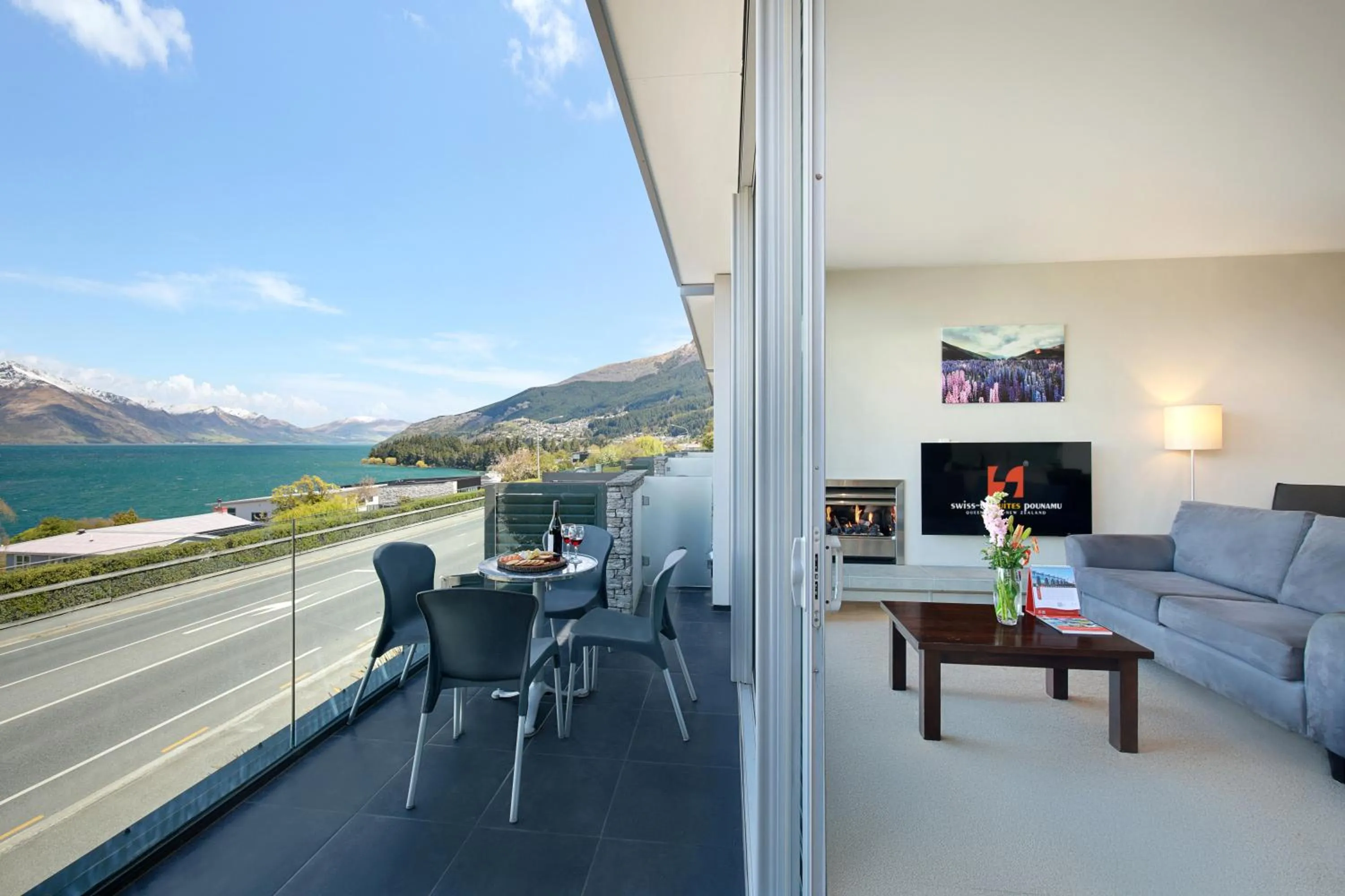 Balcony/Terrace in Swiss-Belsuites Pounamu Queenstown
