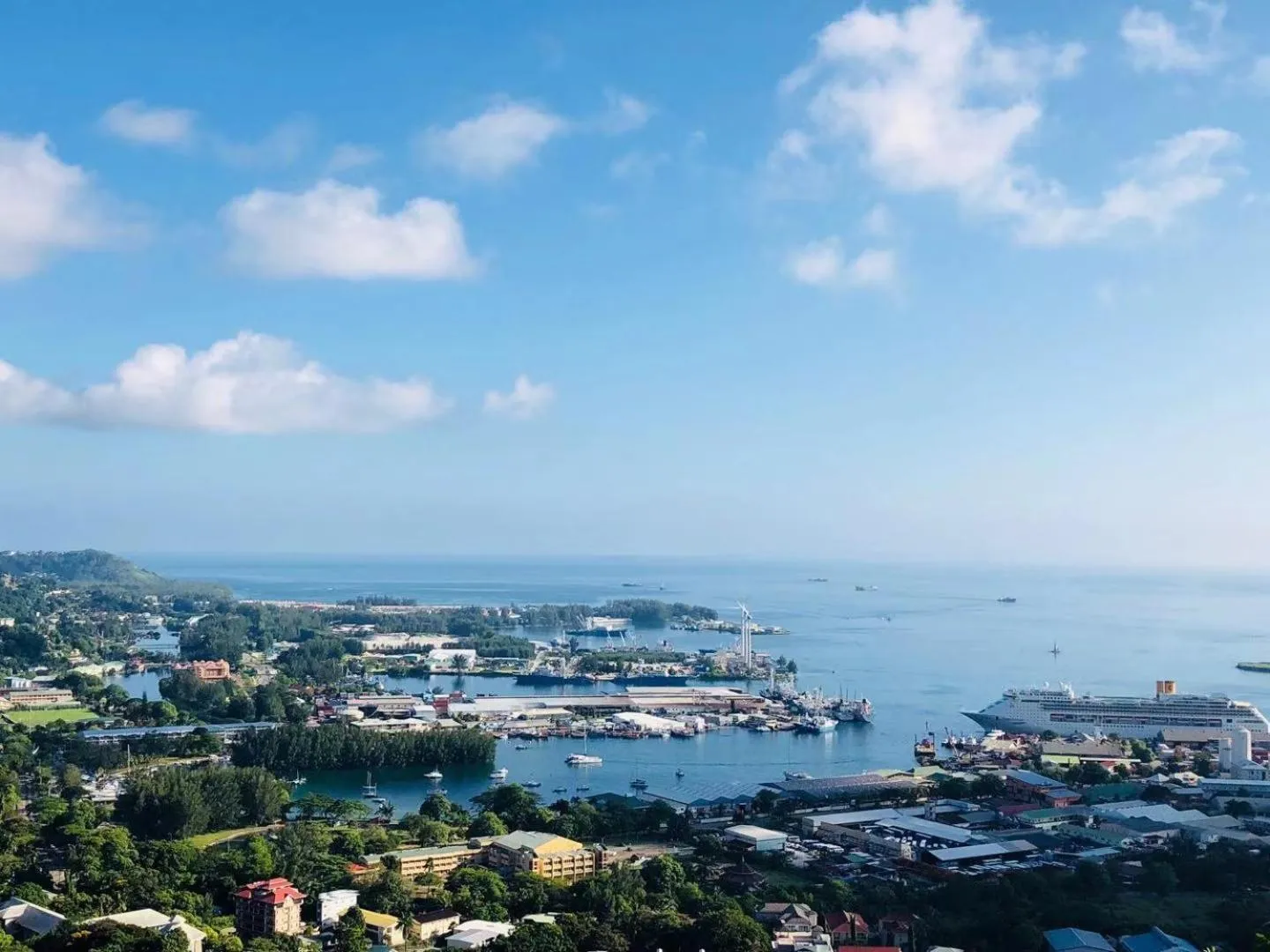 Bird's eye view in Blue Hill