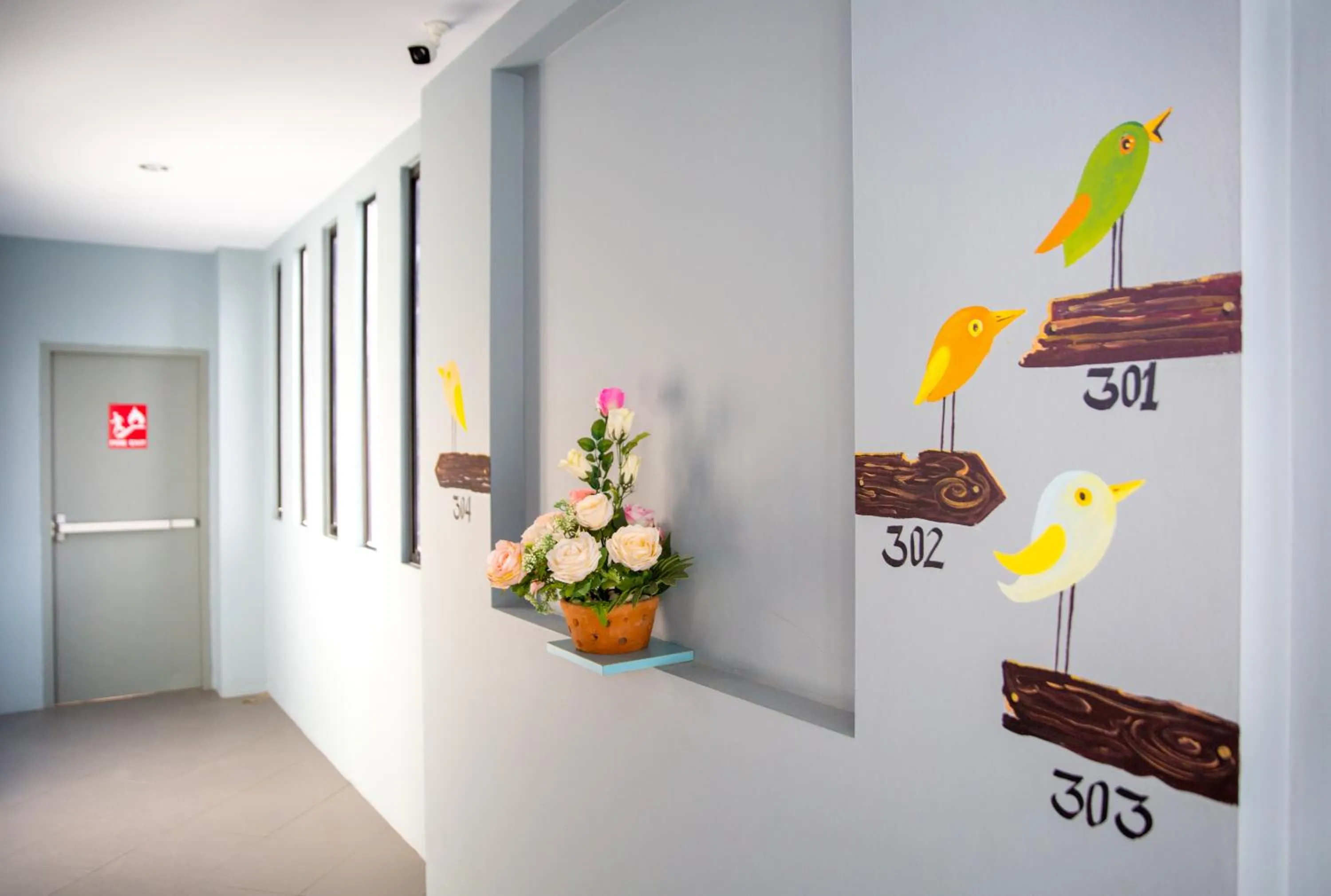 Decorative detail in iNest Poshtel