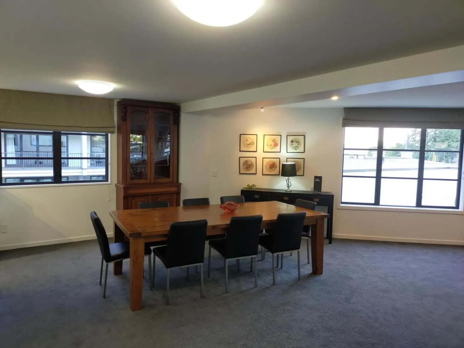 Dining area in The Glebe Apartments