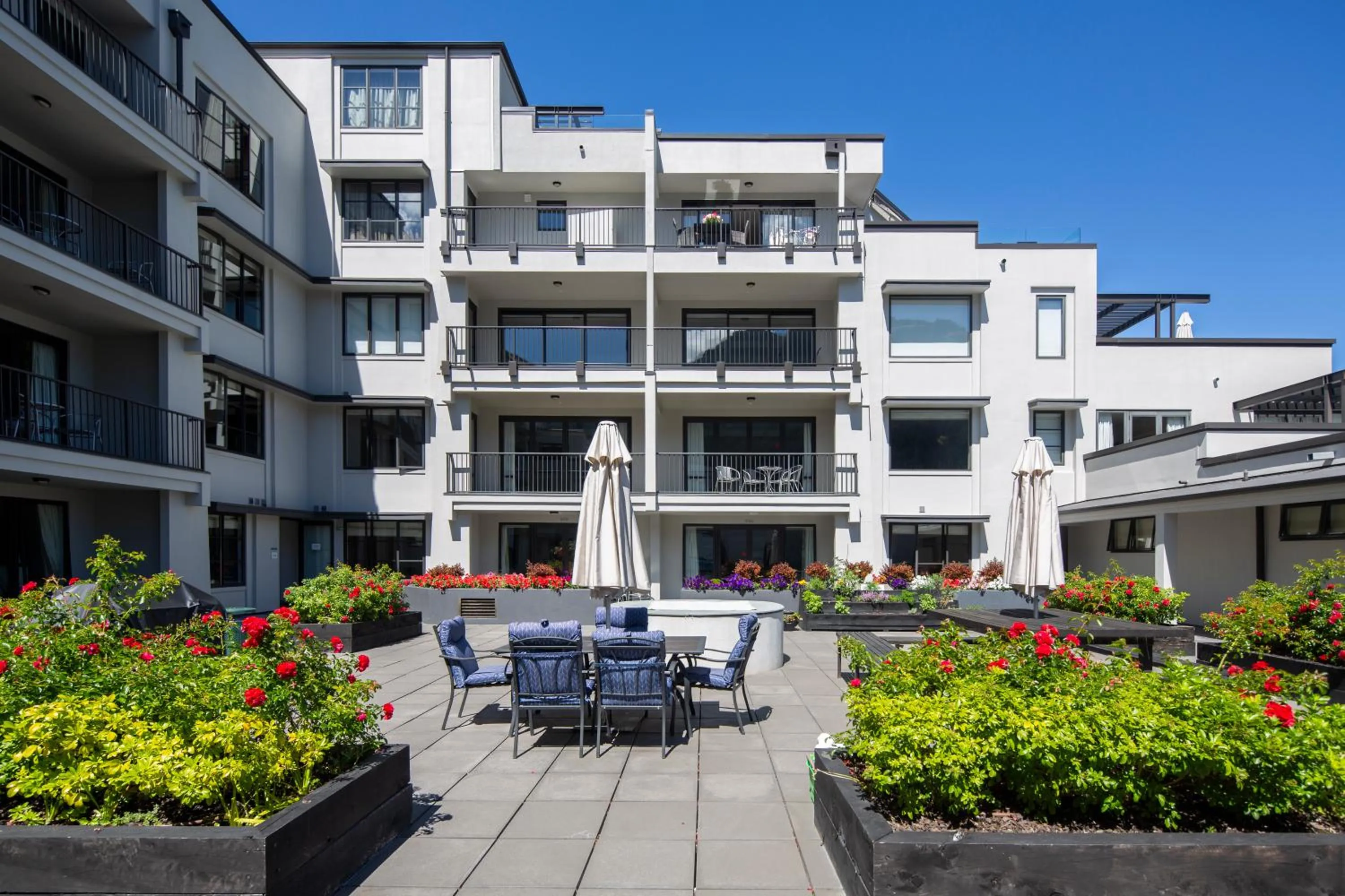 Patio in The Glebe Apartments