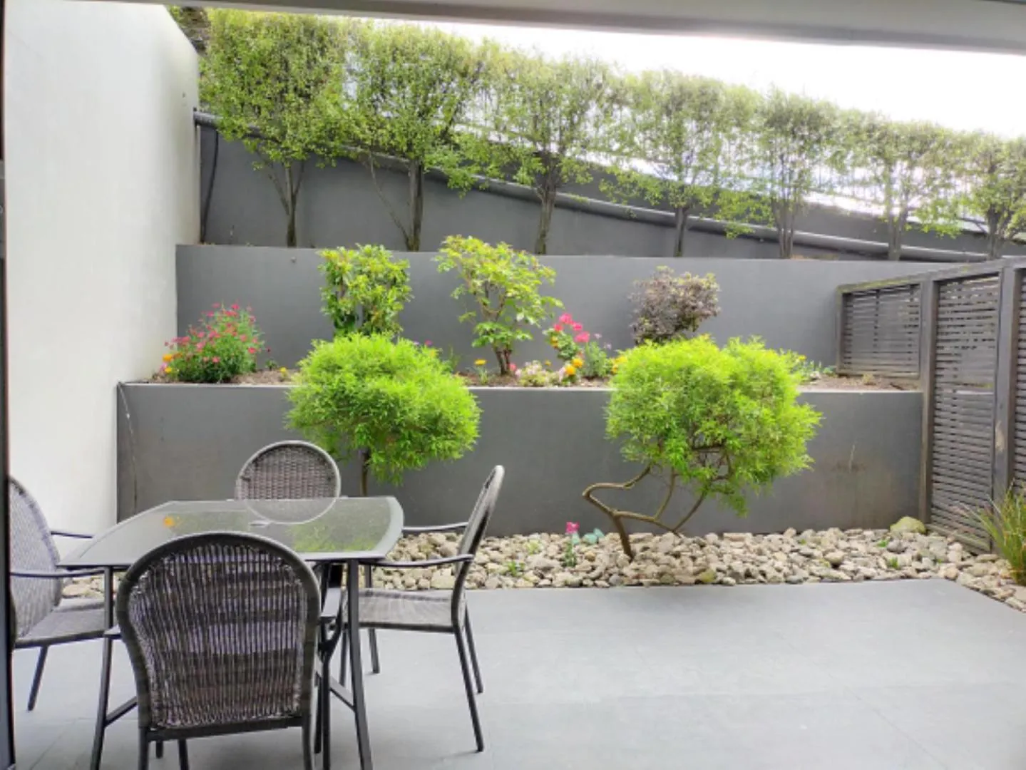 Patio in The Glebe Apartments
