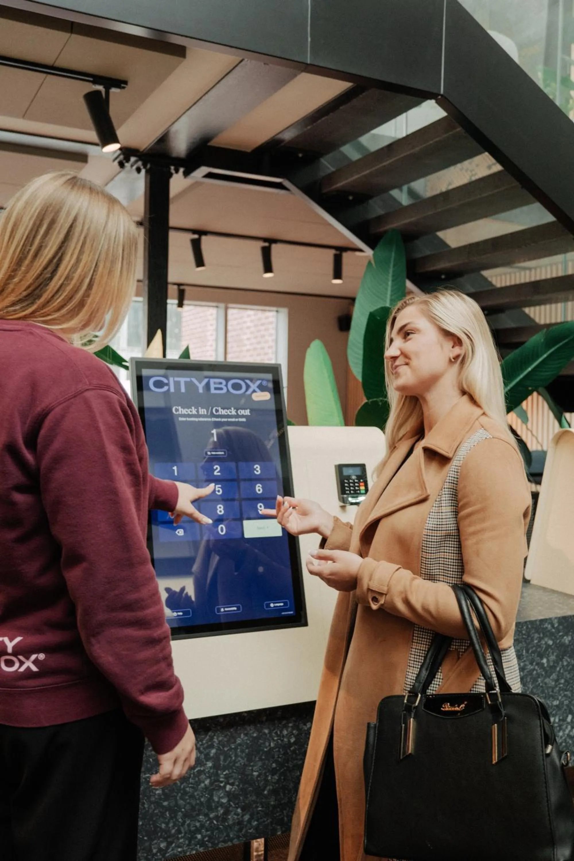 Lobby or reception in Citybox Tallinn City Center