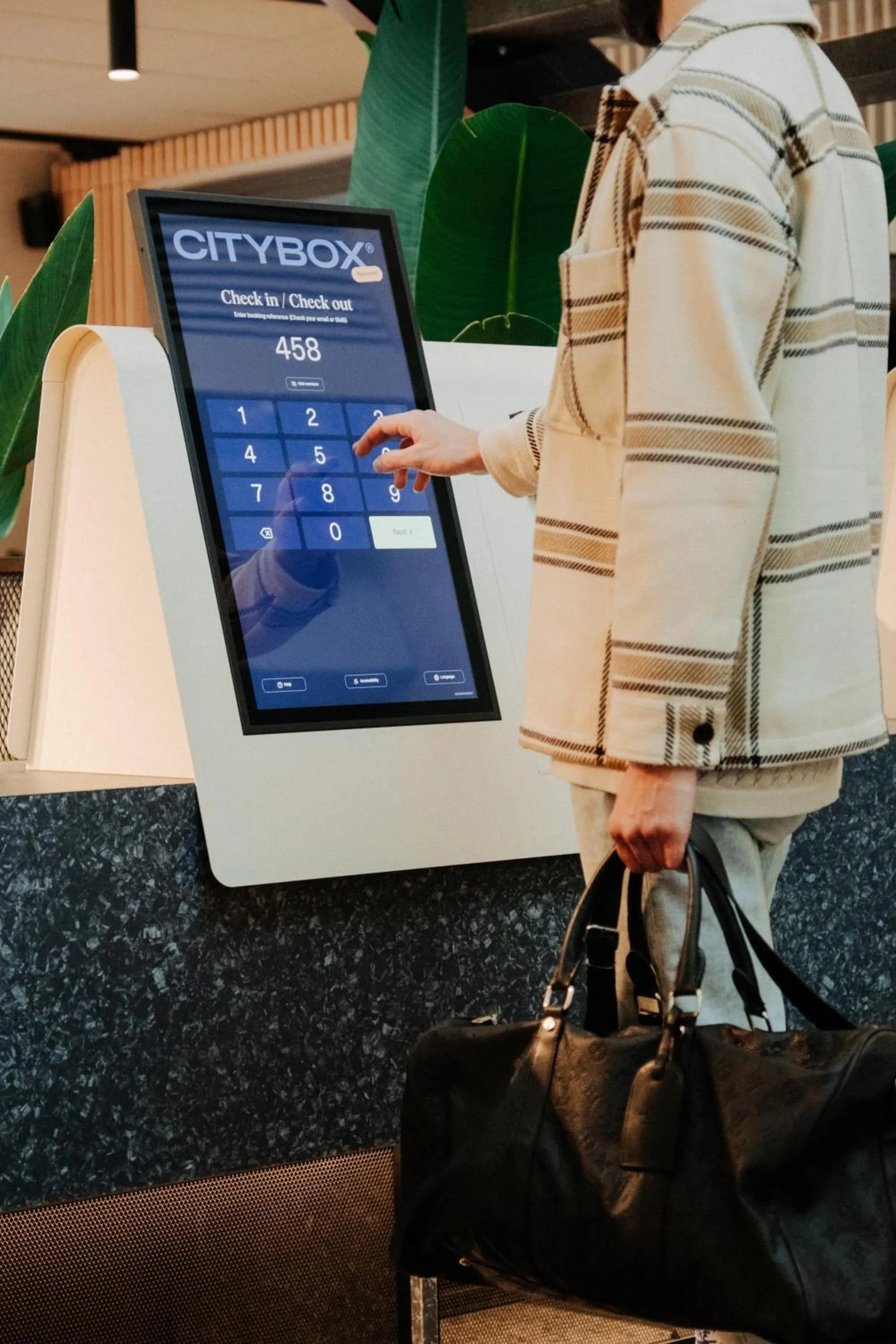 Lobby or reception in Citybox Tallinn City Center