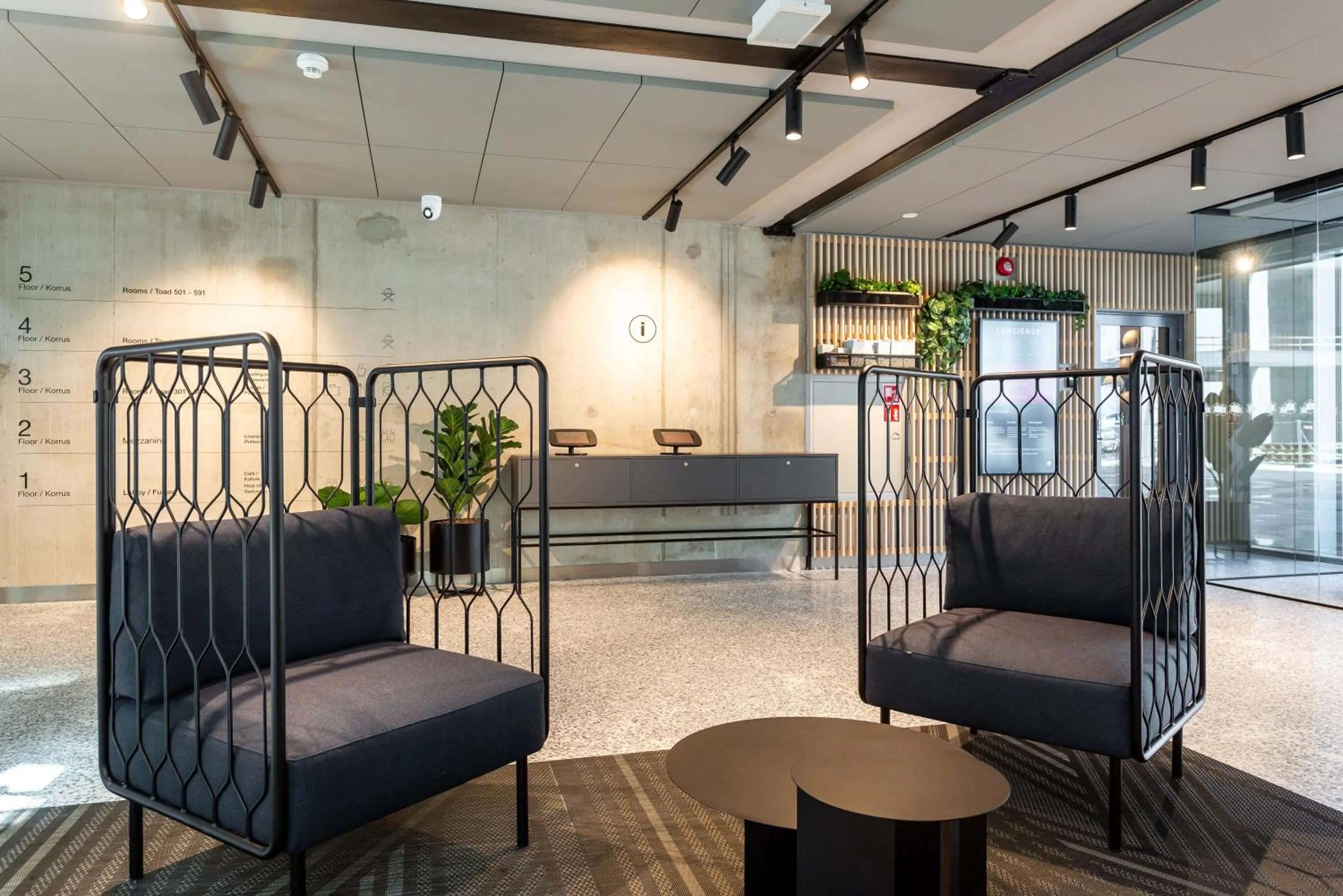 Lobby or reception in Citybox Tallinn City Center