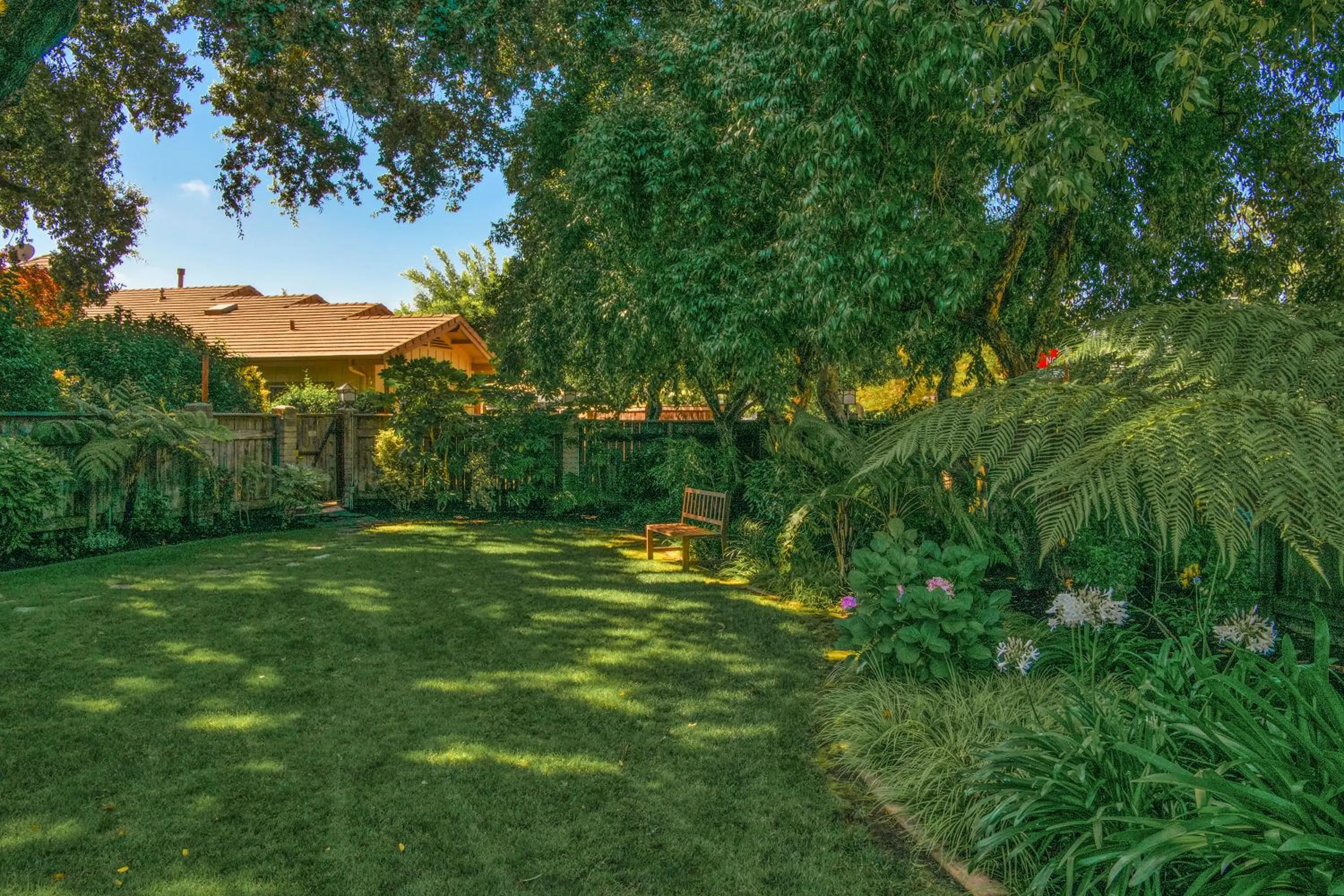 Garden in El Pueblo Inn