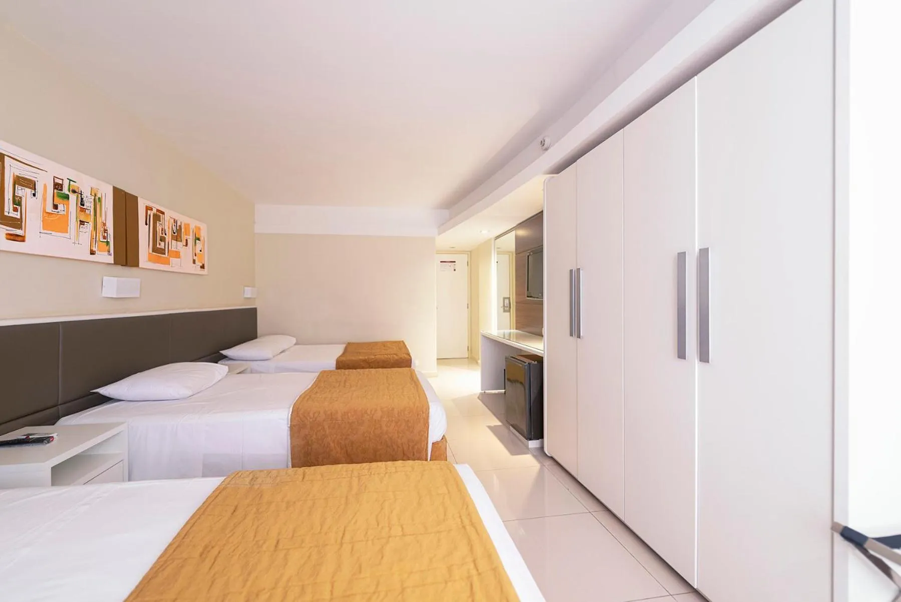 Bed in Rafain Palace Hotel & Convention Center